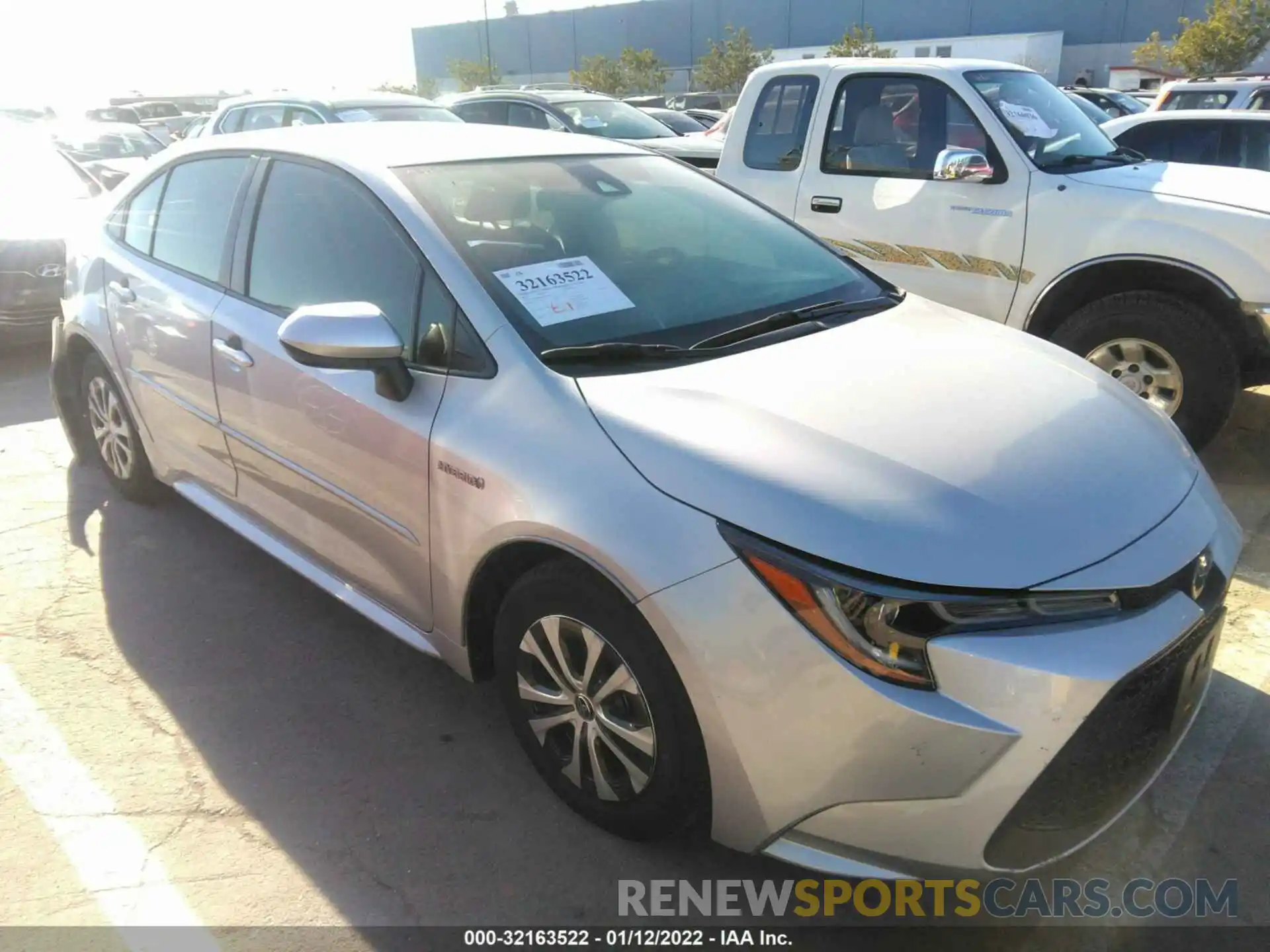 1 Photograph of a damaged car JTDEBRBE4LJ030307 TOYOTA COROLLA 2020