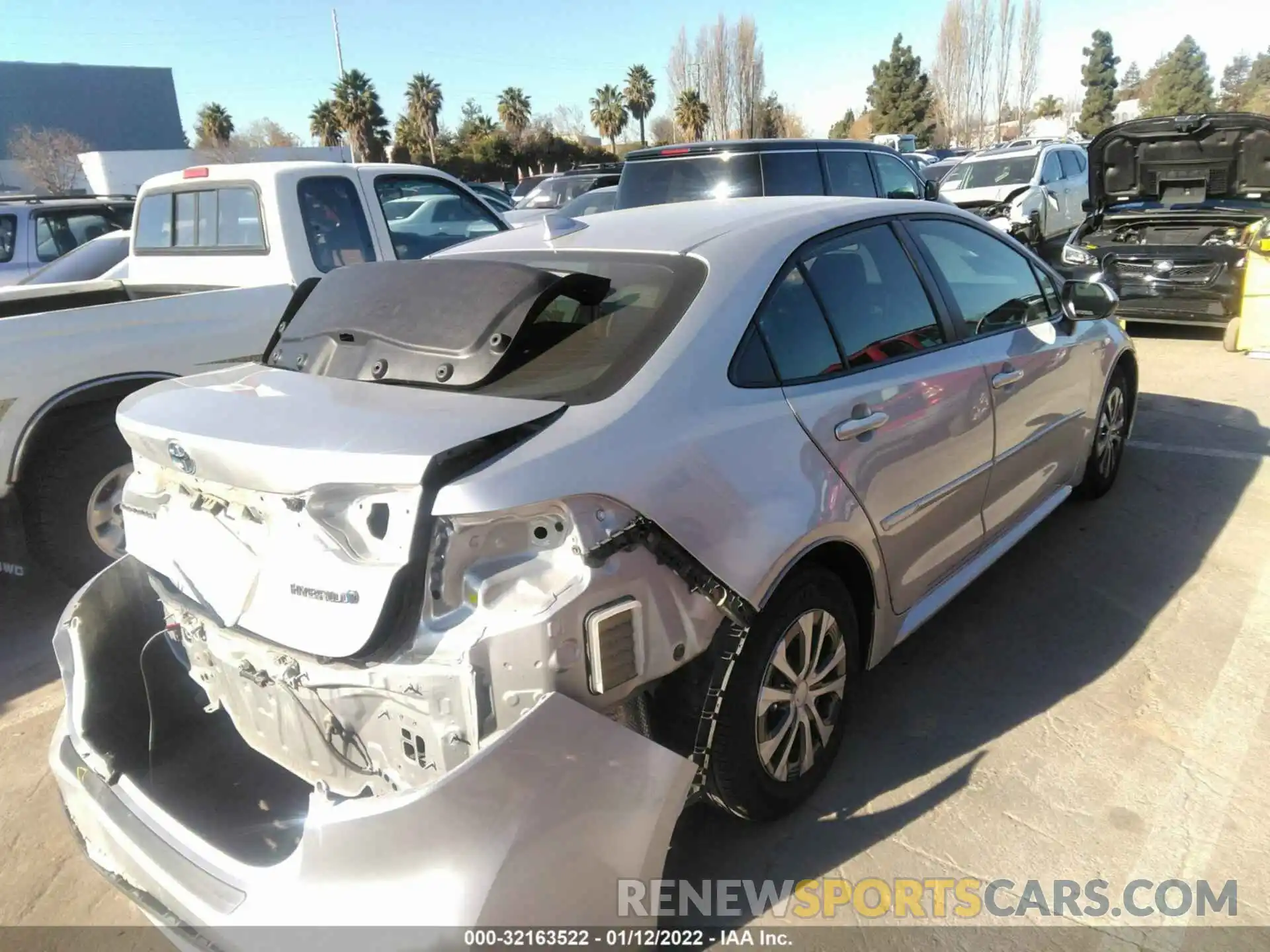 4 Photograph of a damaged car JTDEBRBE4LJ030307 TOYOTA COROLLA 2020