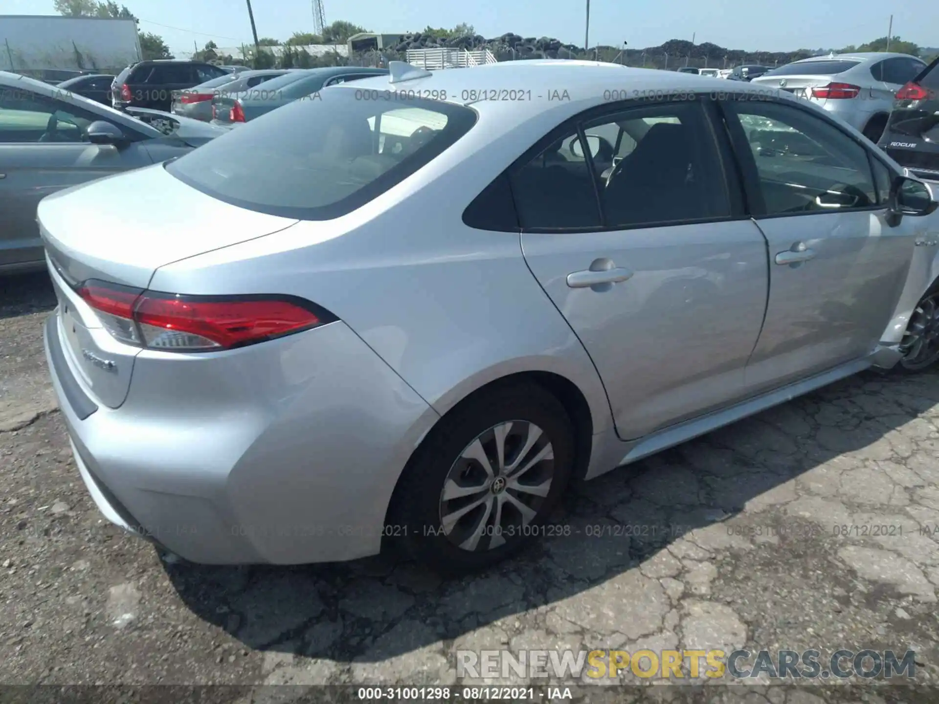 4 Photograph of a damaged car JTDEBRBE4LJ031201 TOYOTA COROLLA 2020