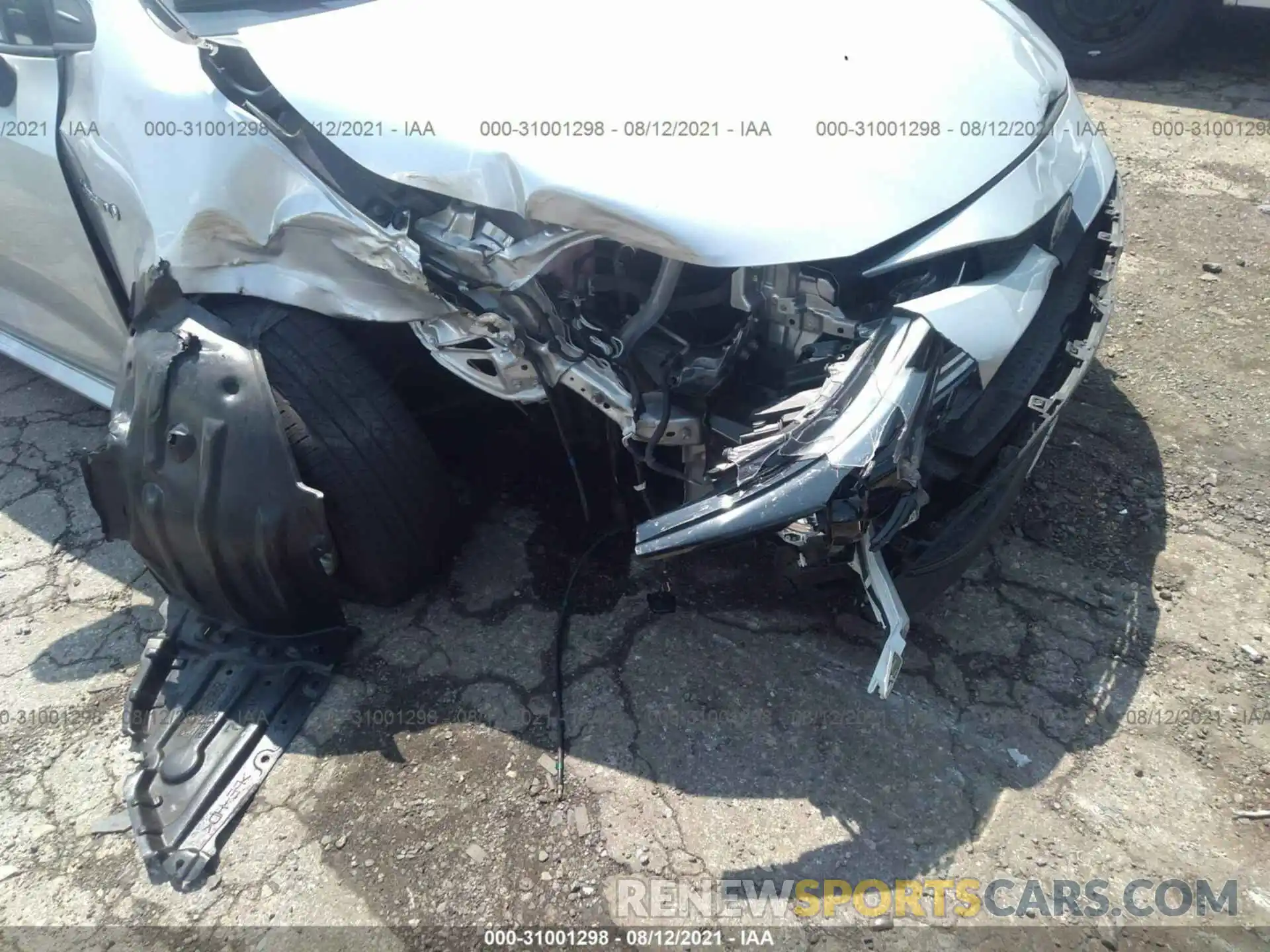 6 Photograph of a damaged car JTDEBRBE4LJ031201 TOYOTA COROLLA 2020