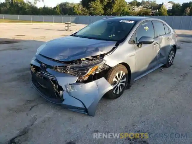 2 Photograph of a damaged car JTDEBRBE4LJ031571 TOYOTA COROLLA 2020