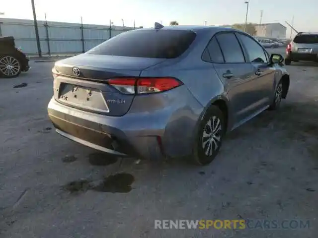 4 Photograph of a damaged car JTDEBRBE4LJ031571 TOYOTA COROLLA 2020