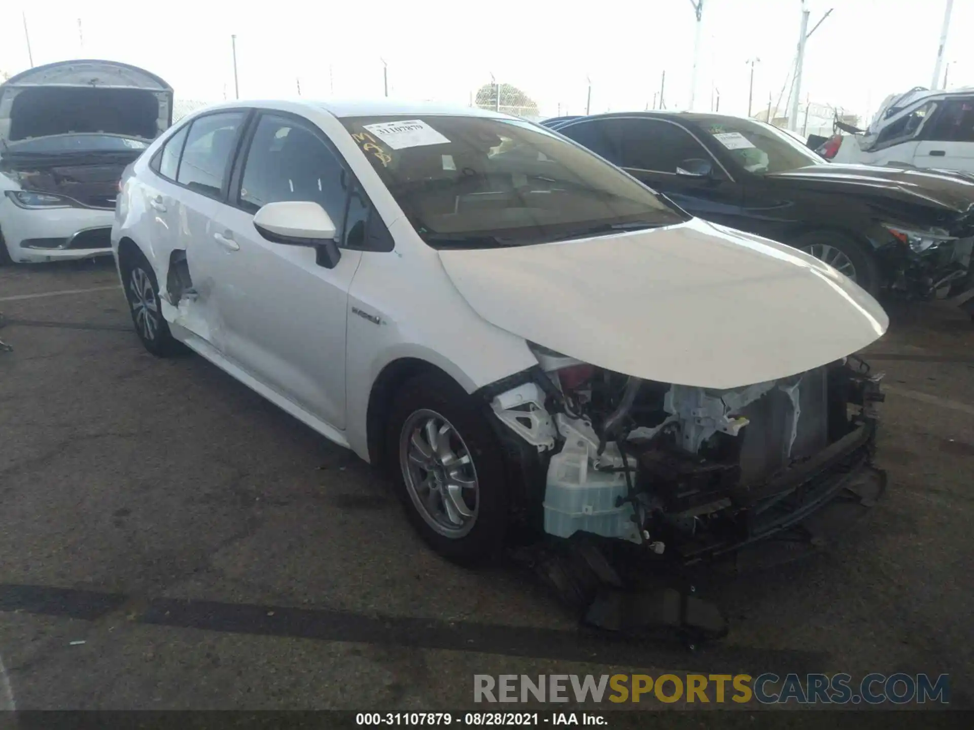 1 Photograph of a damaged car JTDEBRBE5LJ000183 TOYOTA COROLLA 2020