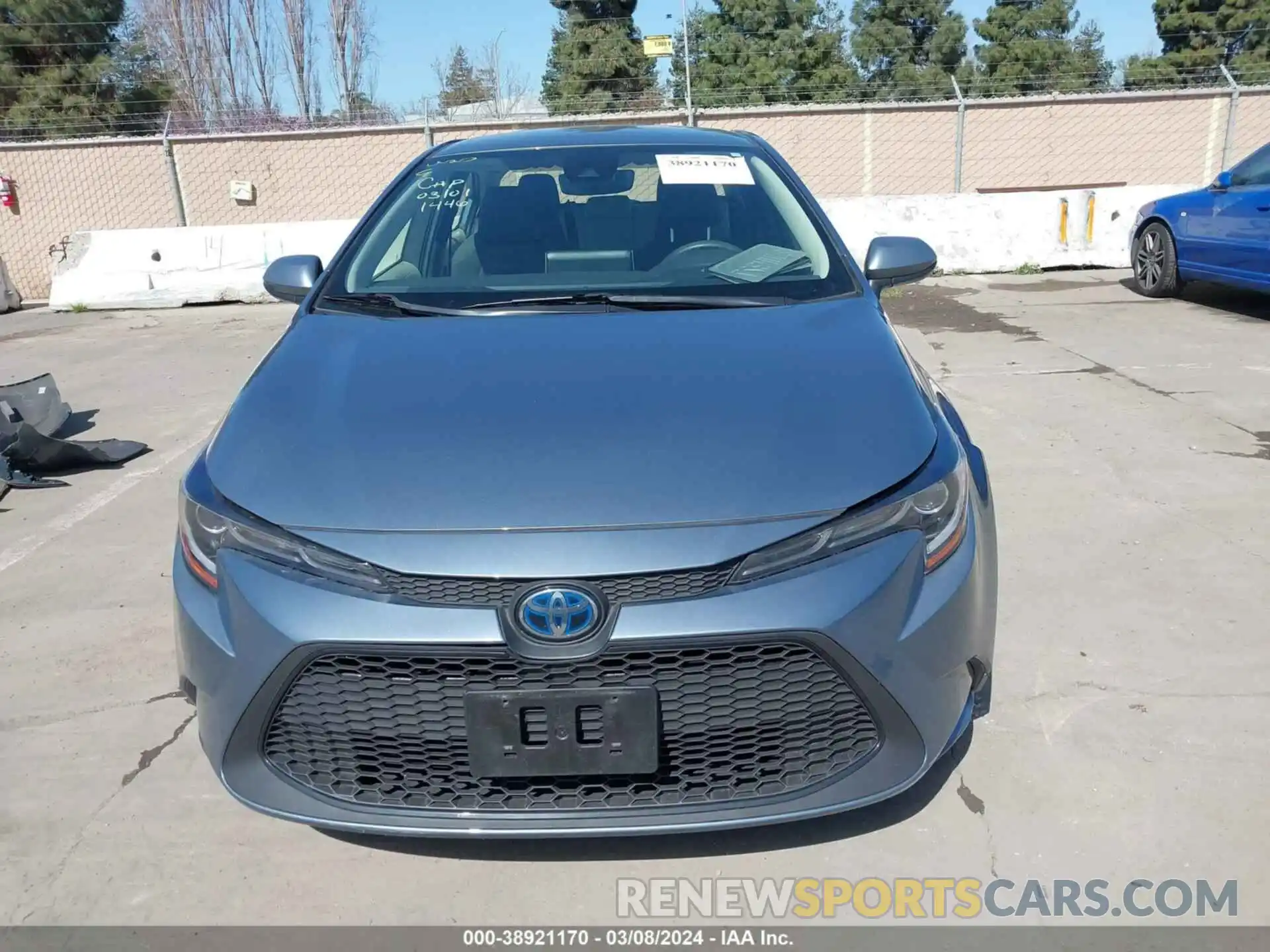 13 Photograph of a damaged car JTDEBRBE5LJ001446 TOYOTA COROLLA 2020