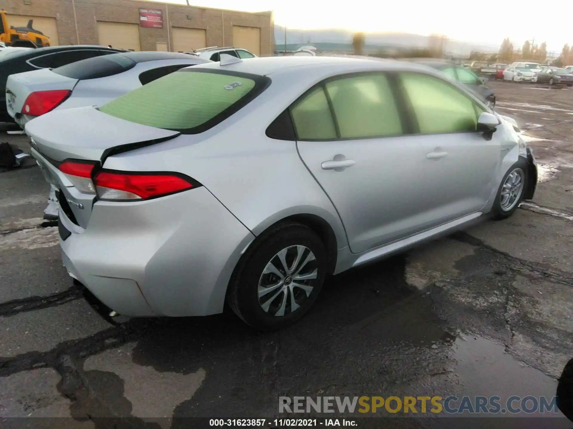 4 Photograph of a damaged car JTDEBRBE5LJ001785 TOYOTA COROLLA 2020