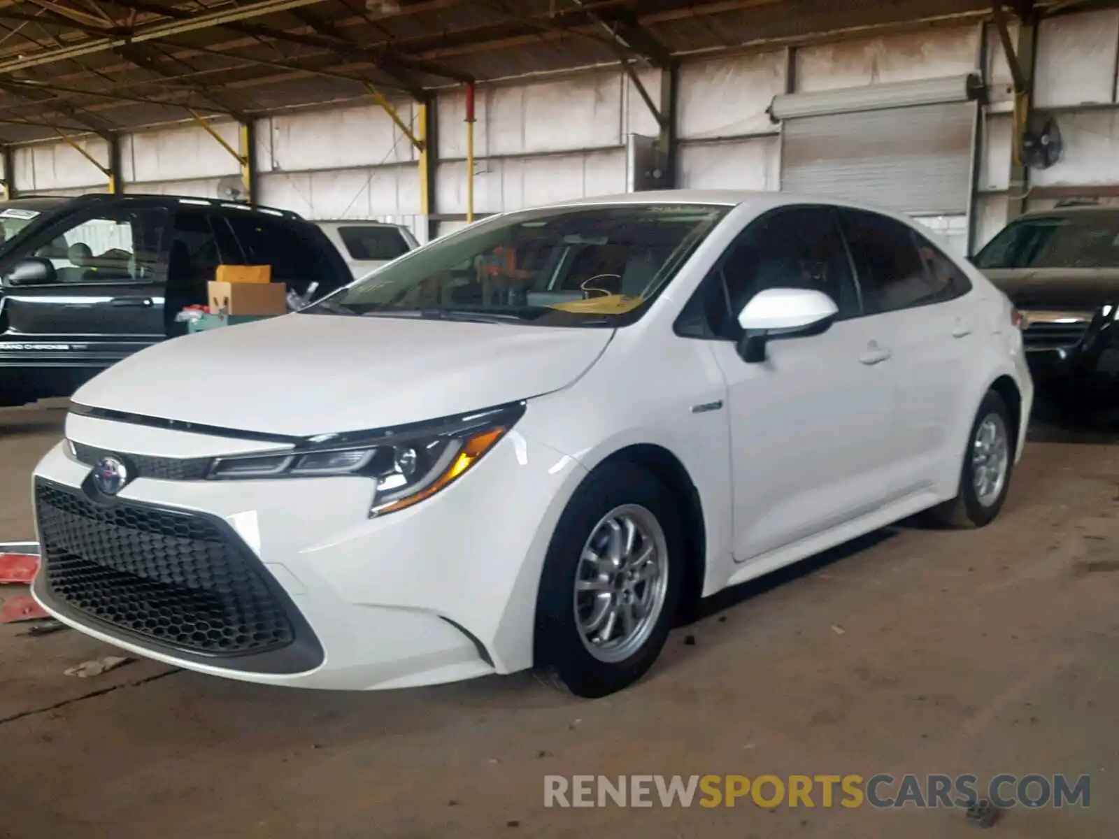 2 Photograph of a damaged car JTDEBRBE5LJ002113 TOYOTA COROLLA 2020