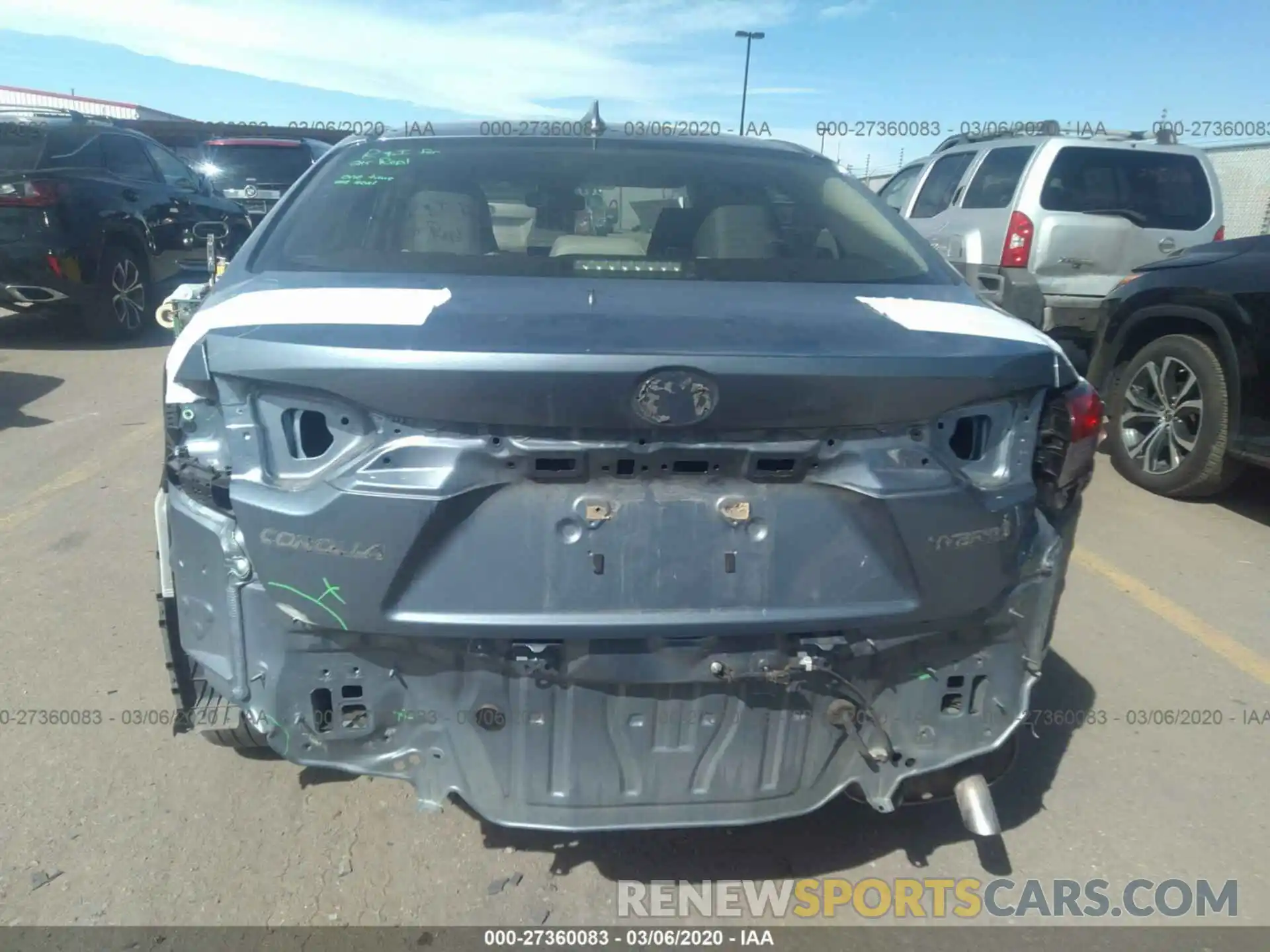 6 Photograph of a damaged car JTDEBRBE5LJ002239 TOYOTA COROLLA 2020