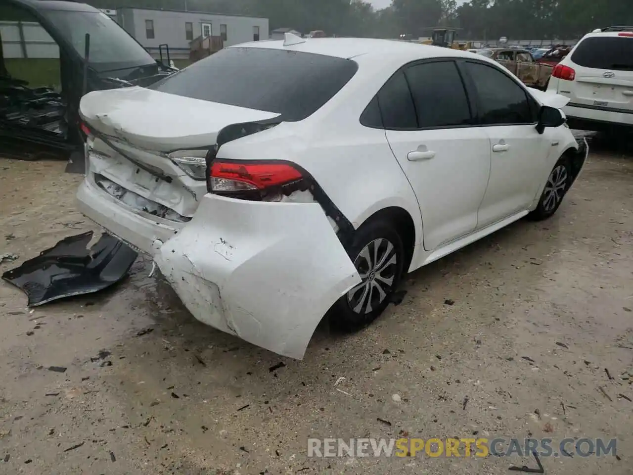 4 Photograph of a damaged car JTDEBRBE5LJ004234 TOYOTA COROLLA 2020