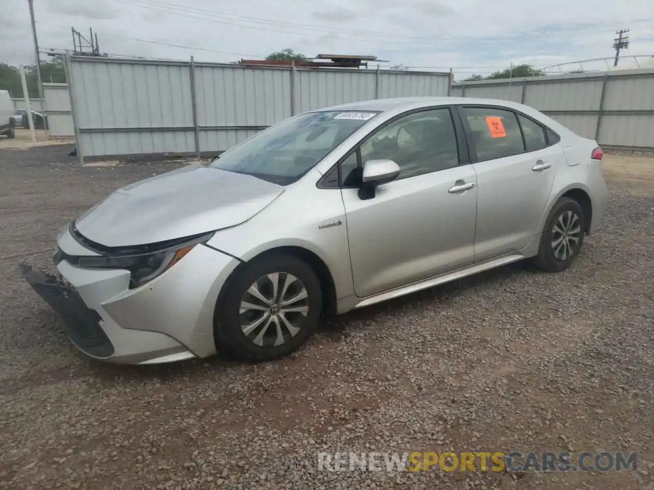 1 Photograph of a damaged car JTDEBRBE5LJ004489 TOYOTA COROLLA 2020