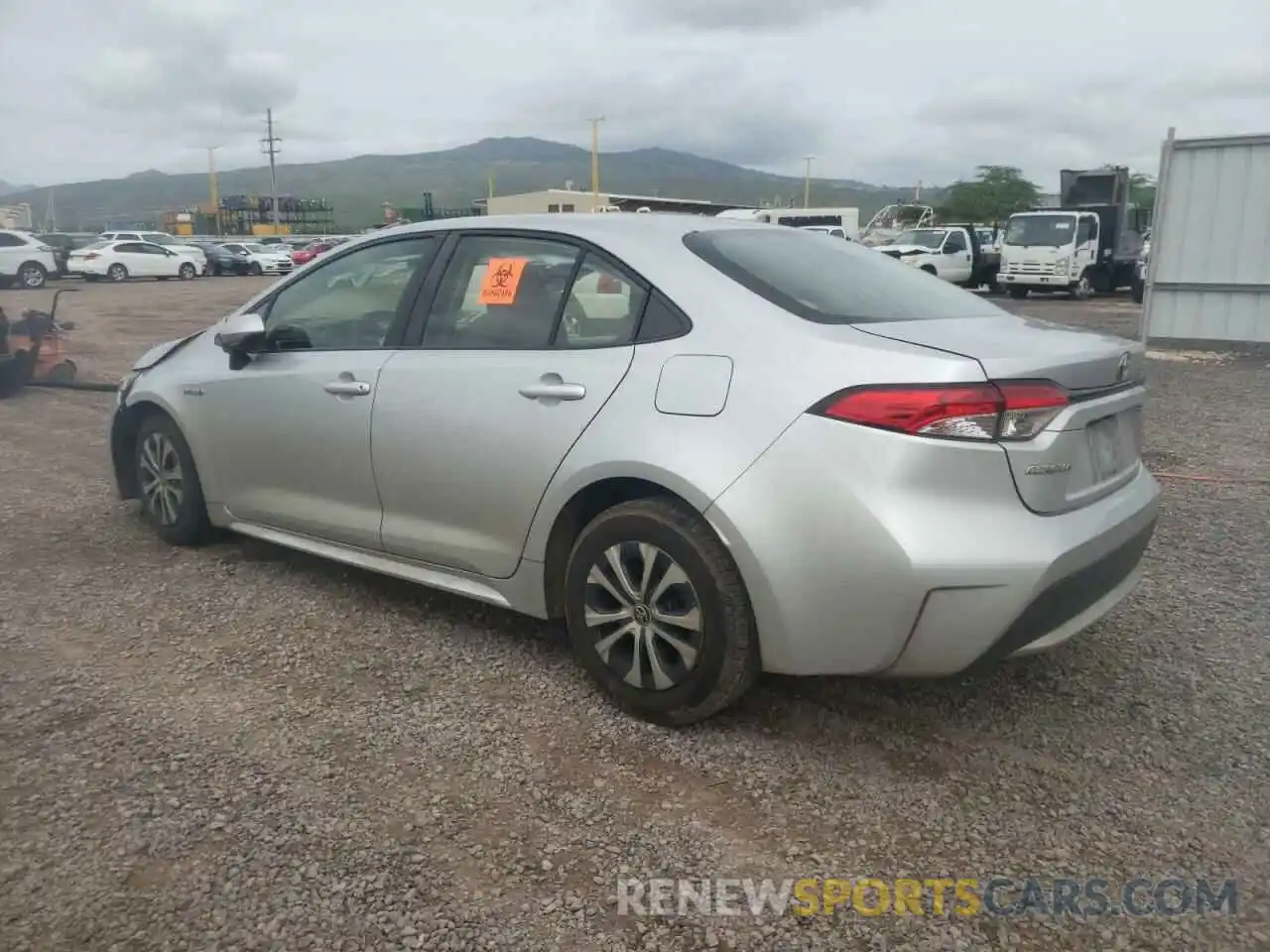 2 Photograph of a damaged car JTDEBRBE5LJ004489 TOYOTA COROLLA 2020