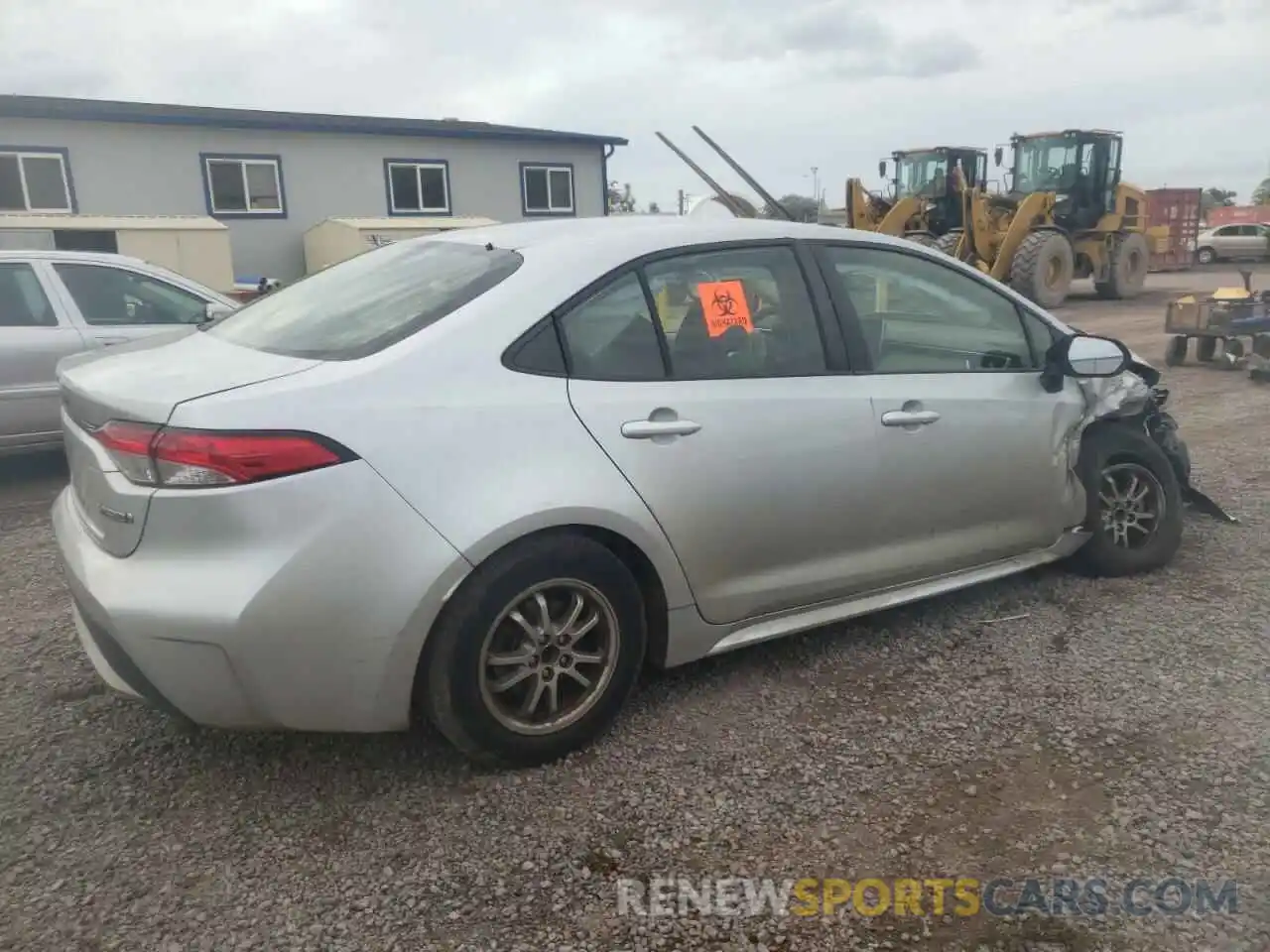 3 Photograph of a damaged car JTDEBRBE5LJ004489 TOYOTA COROLLA 2020