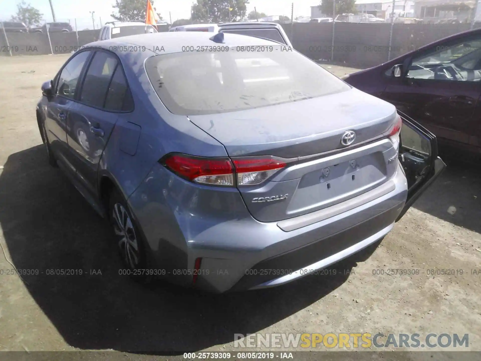 3 Photograph of a damaged car JTDEBRBE5LJ004802 TOYOTA COROLLA 2020