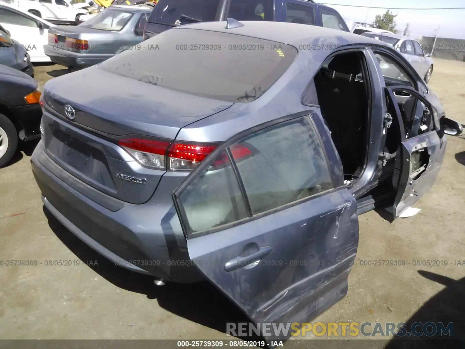 4 Photograph of a damaged car JTDEBRBE5LJ004802 TOYOTA COROLLA 2020