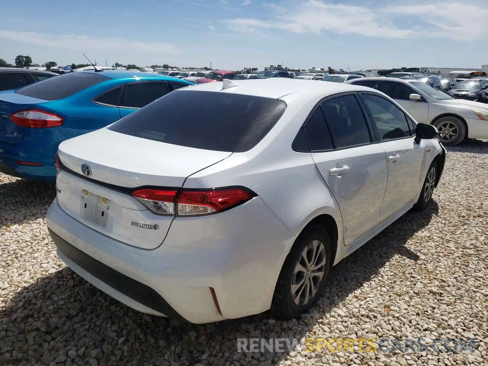 4 Photograph of a damaged car JTDEBRBE5LJ007828 TOYOTA COROLLA 2020