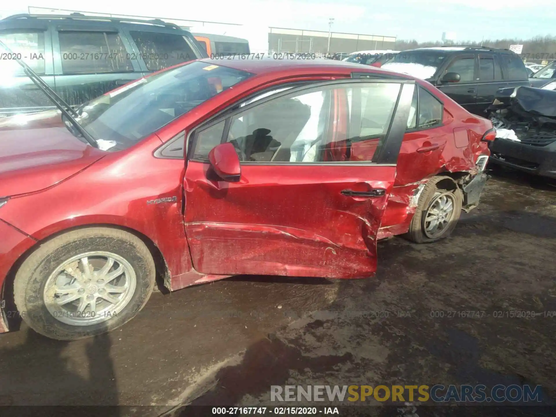 6 Photograph of a damaged car JTDEBRBE5LJ007991 TOYOTA COROLLA 2020