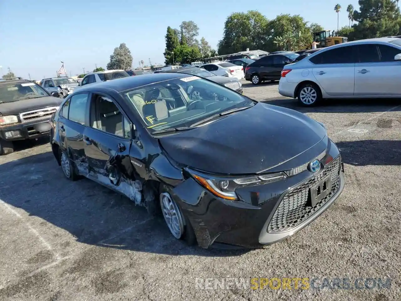 1 Photograph of a damaged car JTDEBRBE5LJ008235 TOYOTA COROLLA 2020