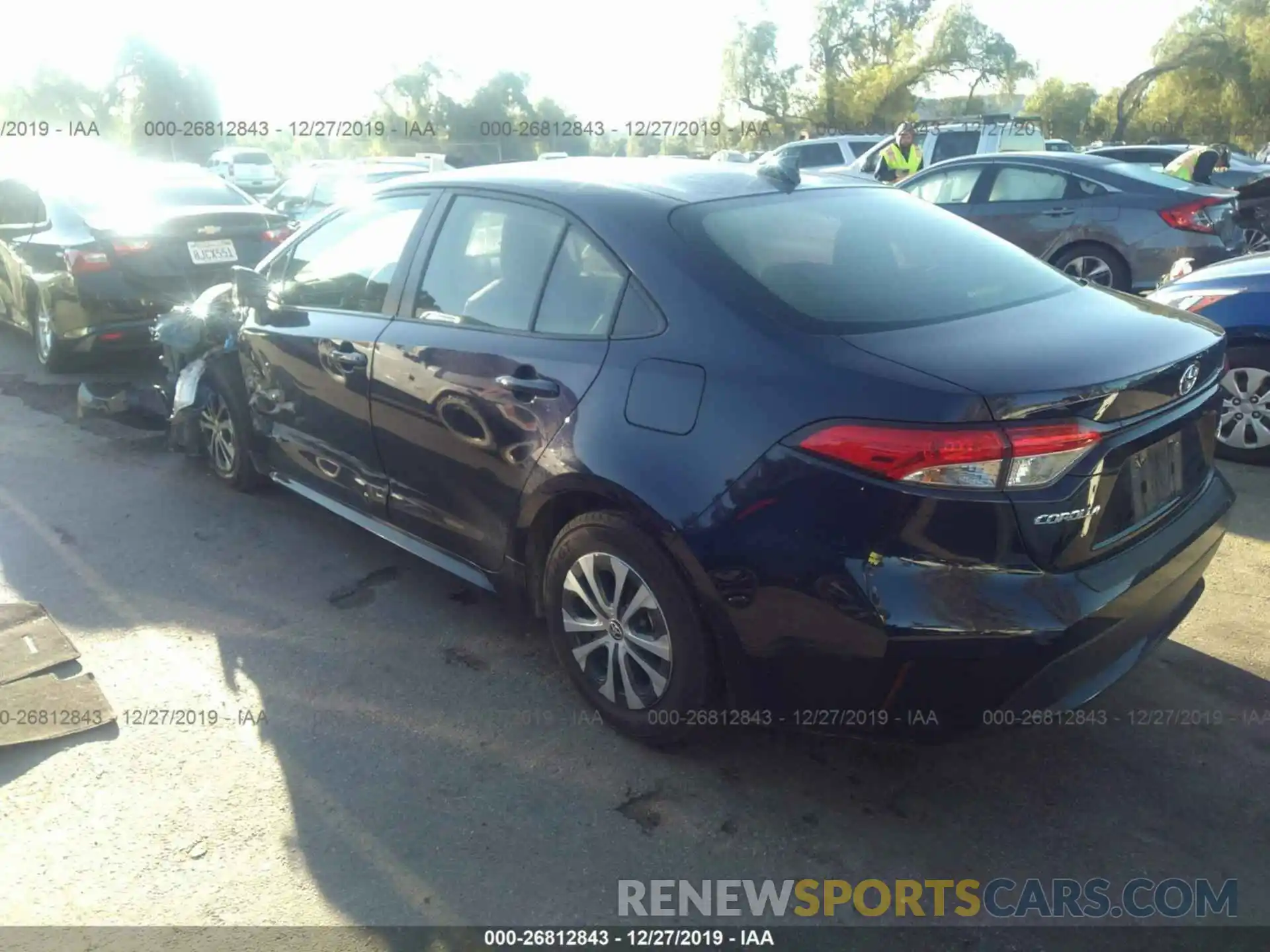 3 Photograph of a damaged car JTDEBRBE5LJ008249 TOYOTA COROLLA 2020