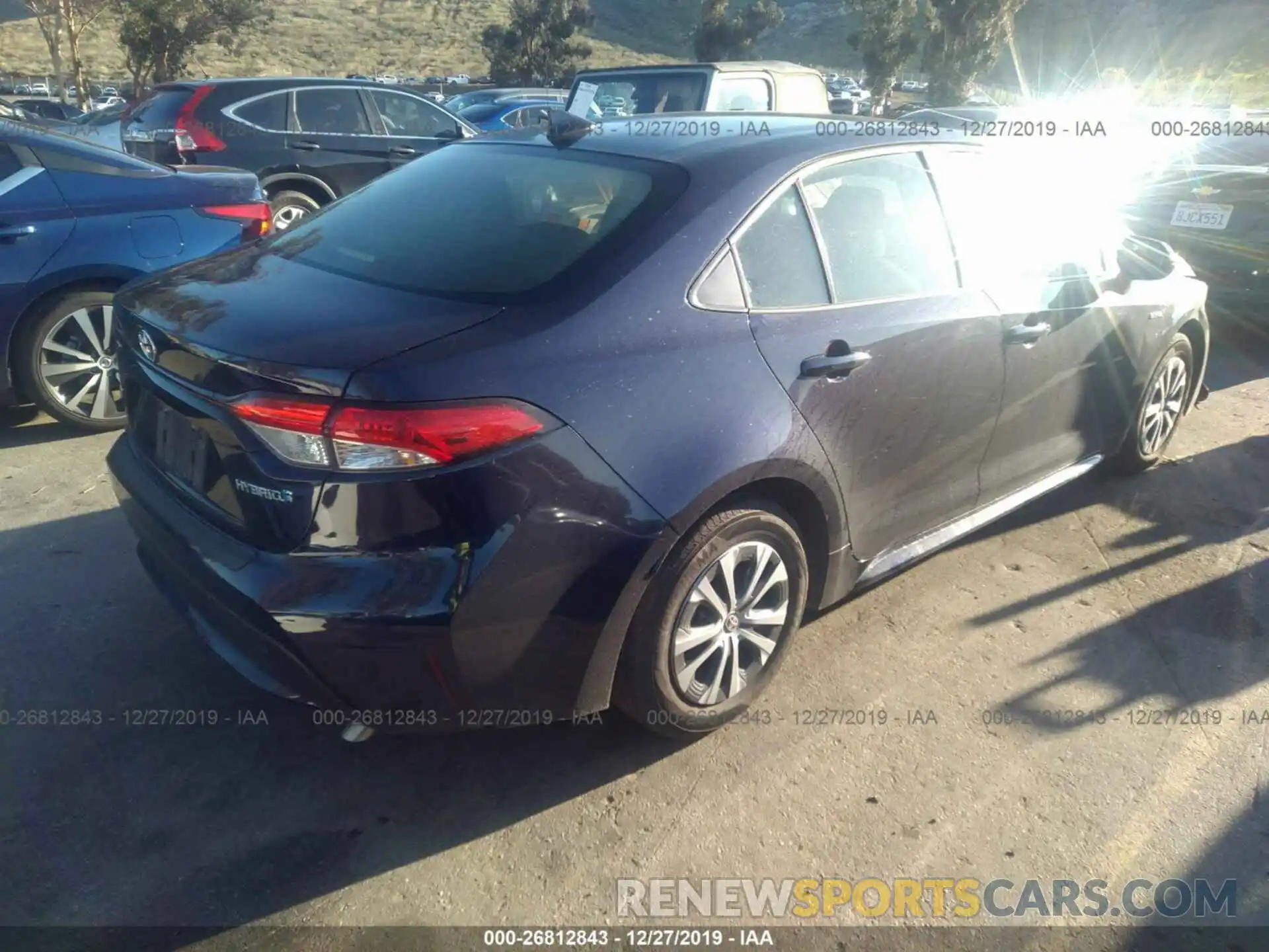 4 Photograph of a damaged car JTDEBRBE5LJ008249 TOYOTA COROLLA 2020