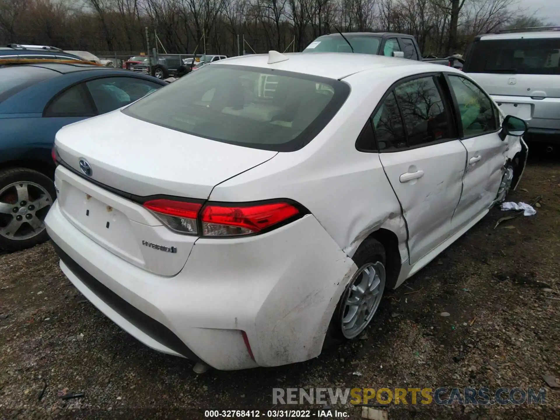 4 Photograph of a damaged car JTDEBRBE5LJ008512 TOYOTA COROLLA 2020