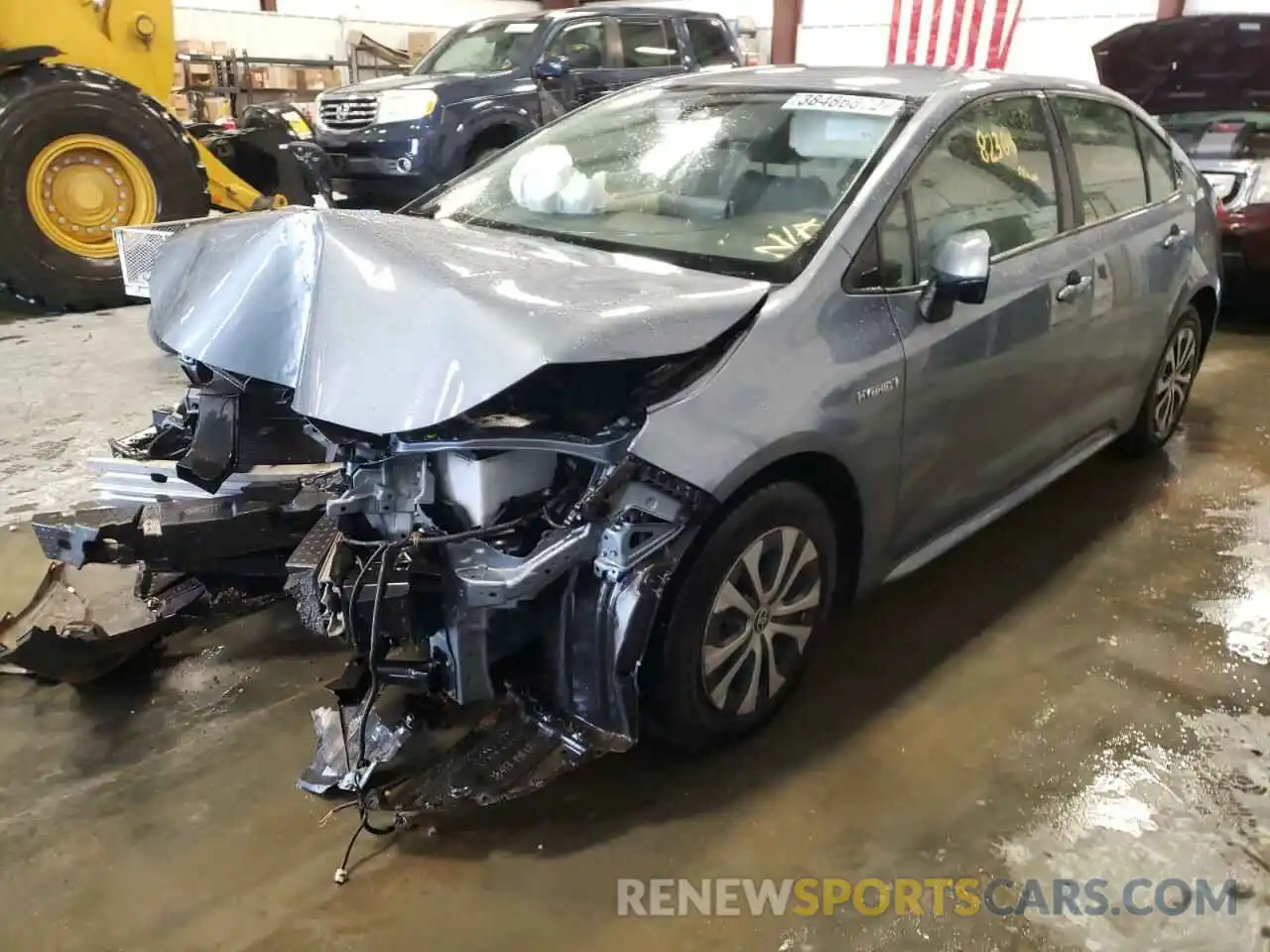 2 Photograph of a damaged car JTDEBRBE5LJ009160 TOYOTA COROLLA 2020