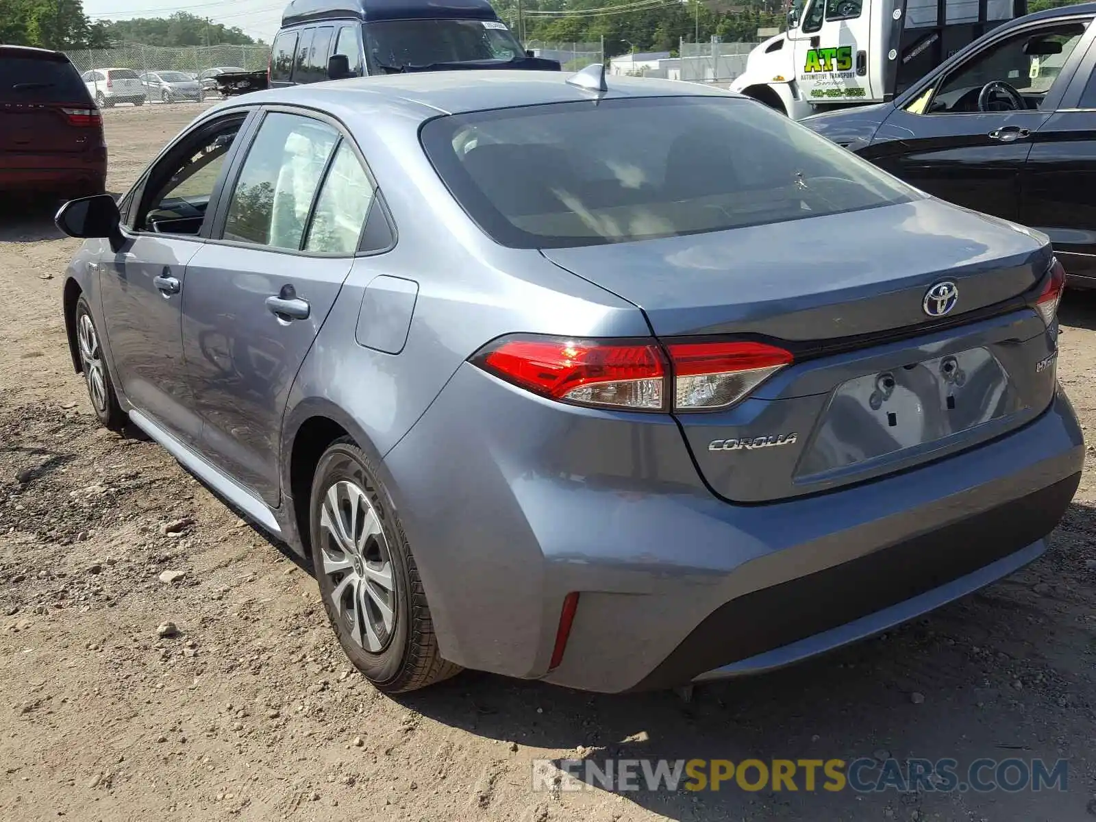 3 Photograph of a damaged car JTDEBRBE5LJ009725 TOYOTA COROLLA 2020