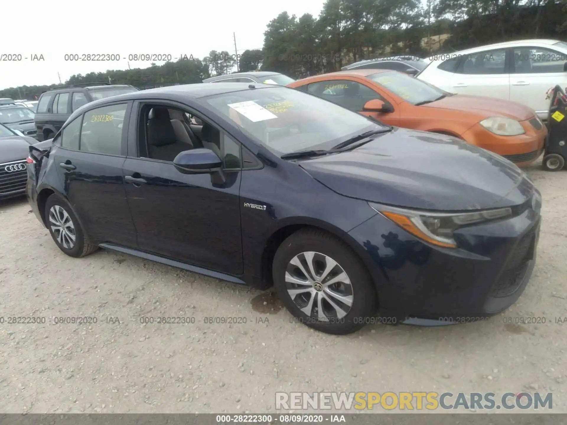 1 Photograph of a damaged car JTDEBRBE5LJ011801 TOYOTA COROLLA 2020