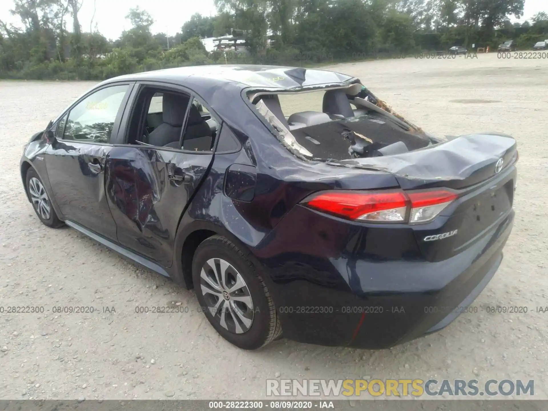 3 Photograph of a damaged car JTDEBRBE5LJ011801 TOYOTA COROLLA 2020