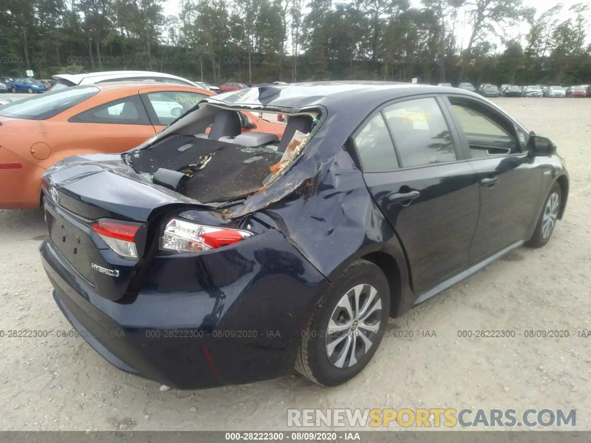 4 Photograph of a damaged car JTDEBRBE5LJ011801 TOYOTA COROLLA 2020