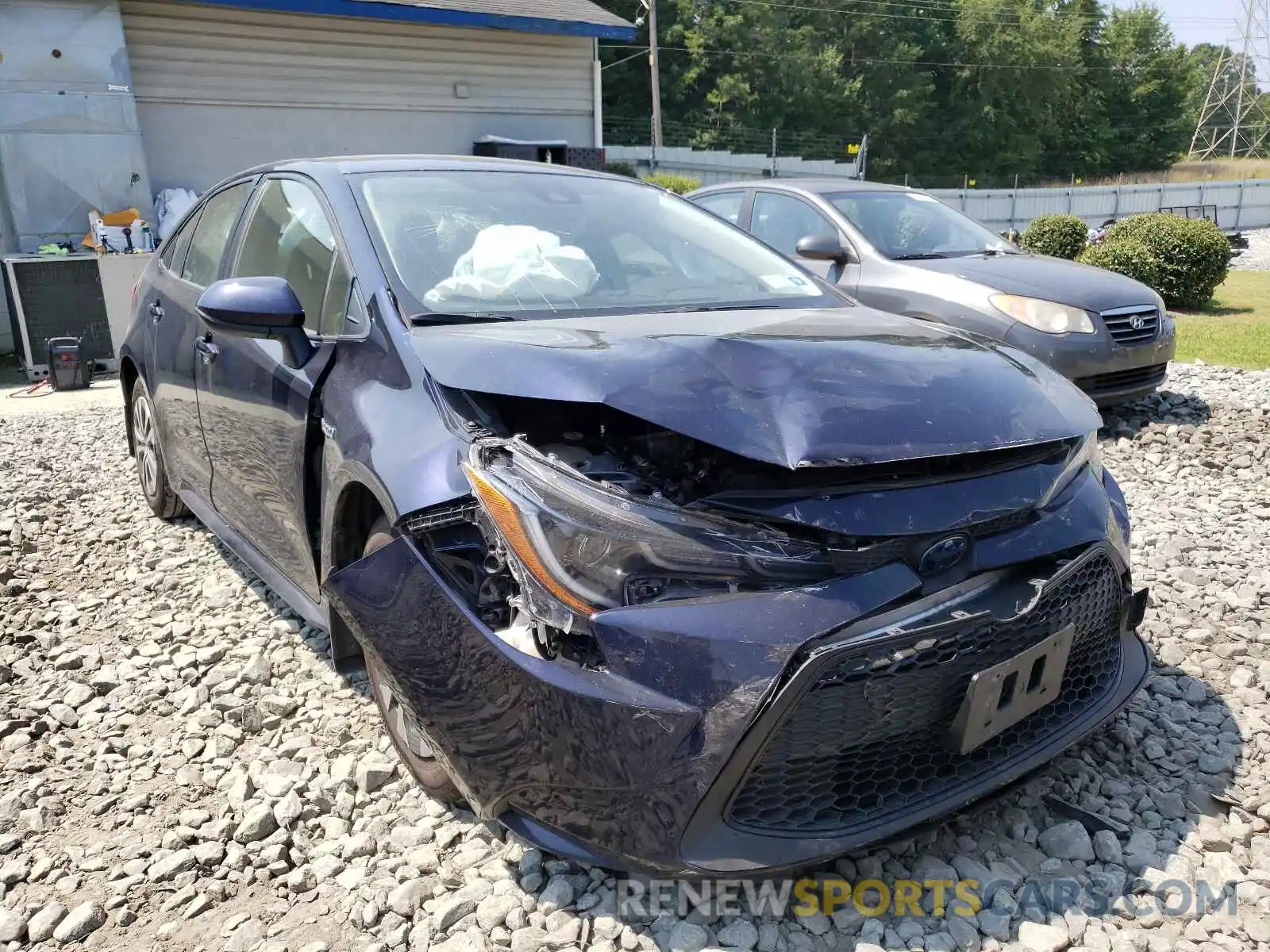 1 Photograph of a damaged car JTDEBRBE5LJ012415 TOYOTA COROLLA 2020