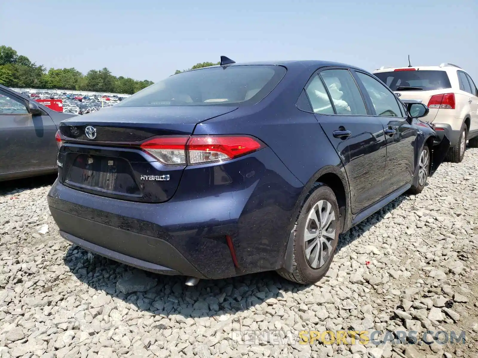 4 Photograph of a damaged car JTDEBRBE5LJ012415 TOYOTA COROLLA 2020