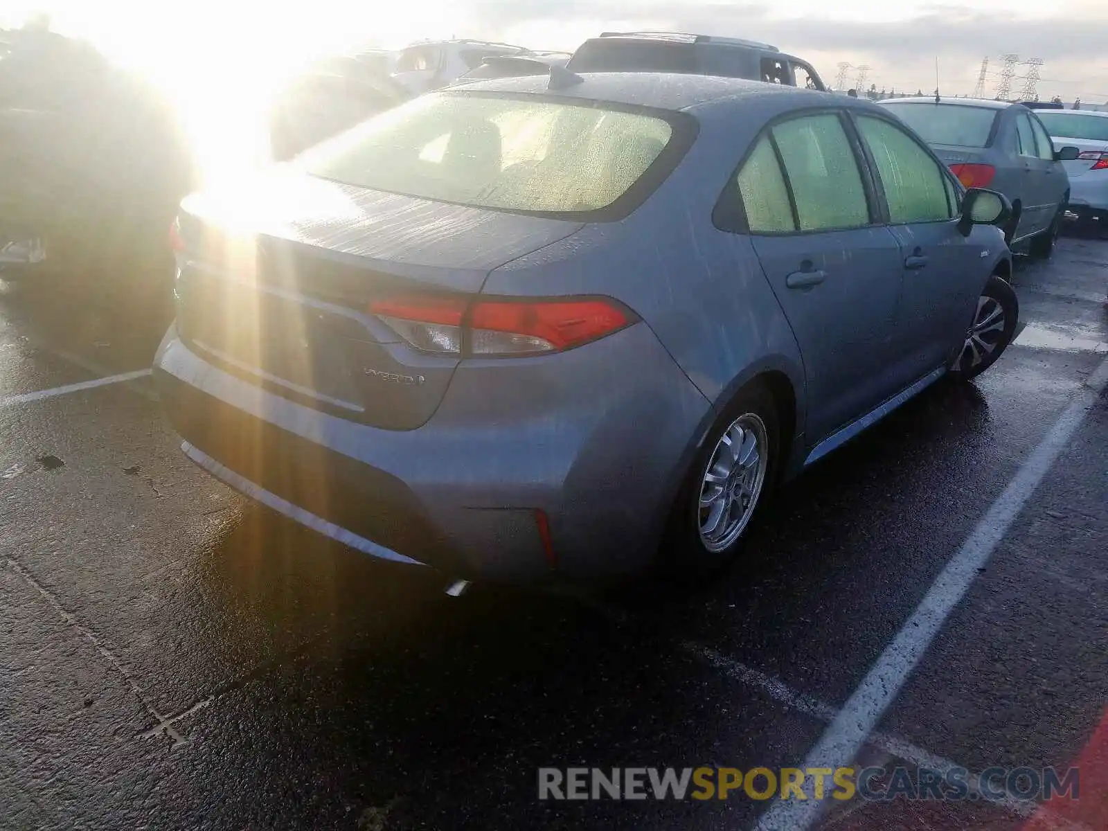 4 Photograph of a damaged car JTDEBRBE5LJ013385 TOYOTA COROLLA 2020