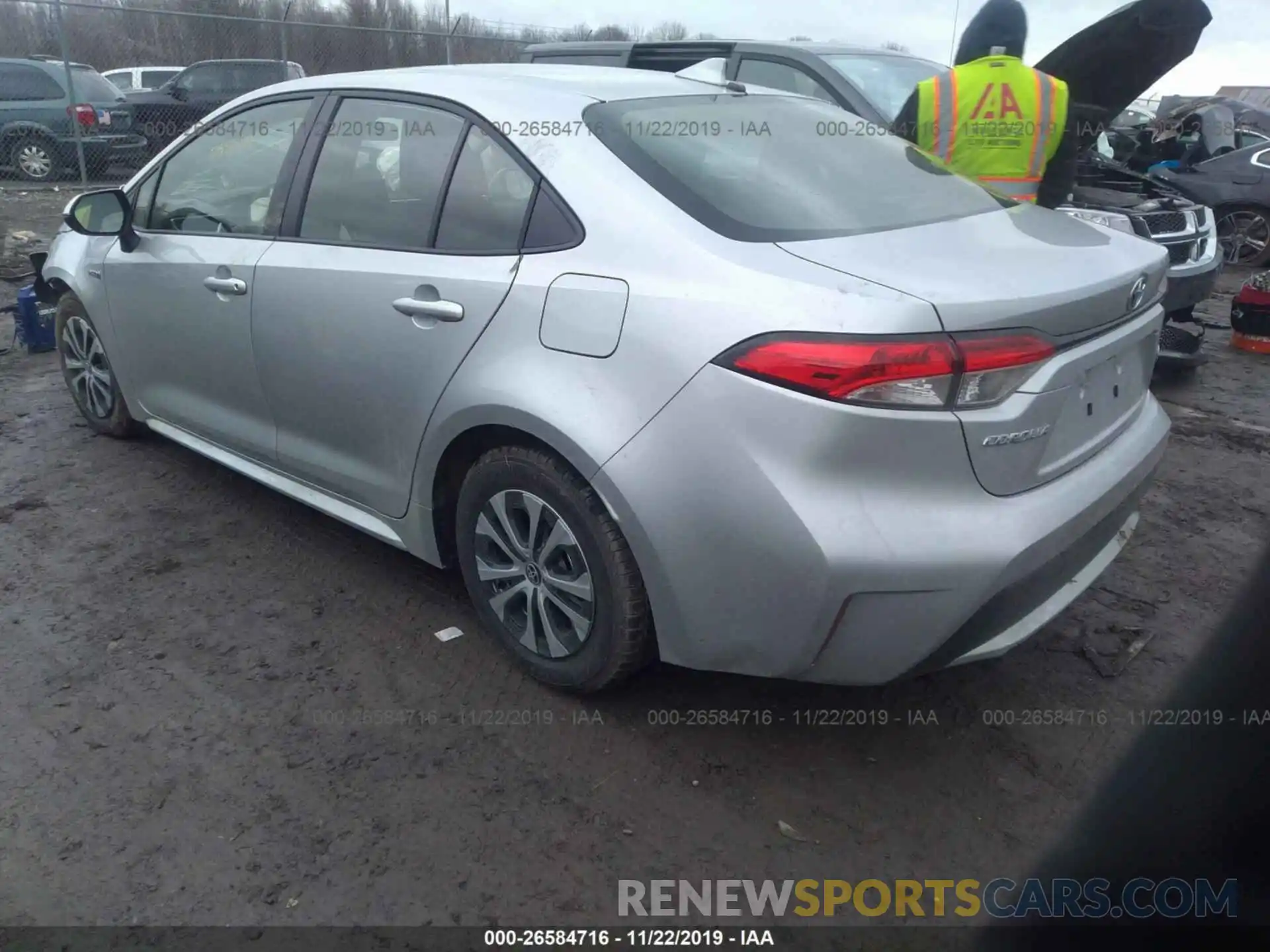 3 Photograph of a damaged car JTDEBRBE5LJ014052 TOYOTA COROLLA 2020