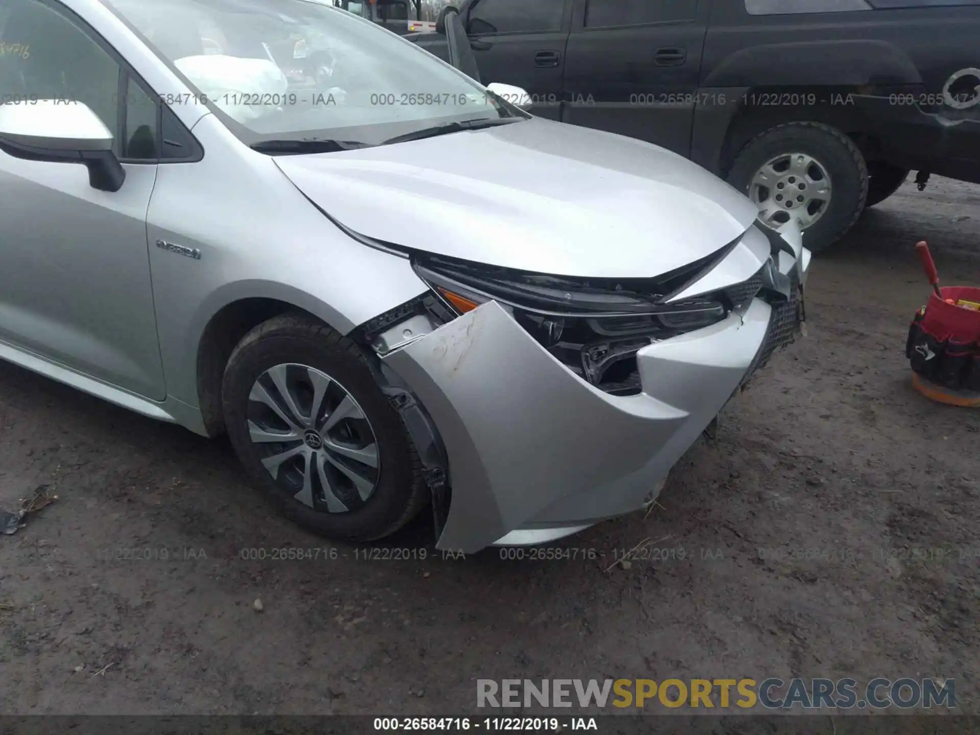 6 Photograph of a damaged car JTDEBRBE5LJ014052 TOYOTA COROLLA 2020