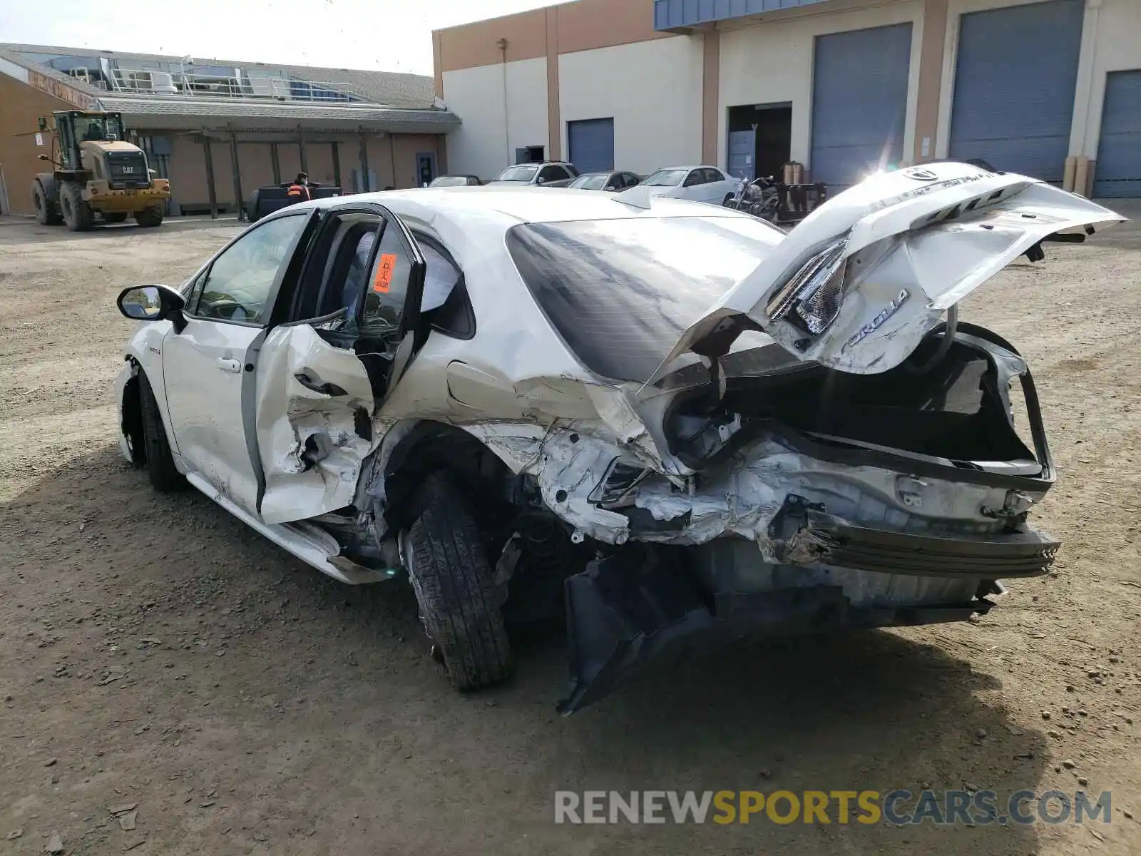 3 Photograph of a damaged car JTDEBRBE5LJ014374 TOYOTA COROLLA 2020