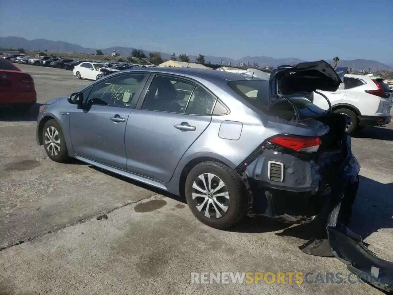 3 Photograph of a damaged car JTDEBRBE5LJ014858 TOYOTA COROLLA 2020