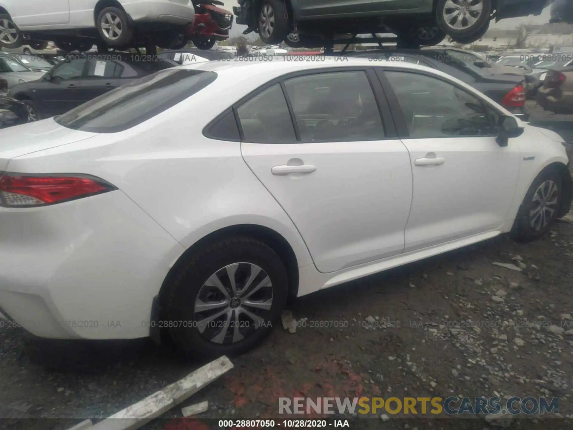 4 Photograph of a damaged car JTDEBRBE5LJ014911 TOYOTA COROLLA 2020