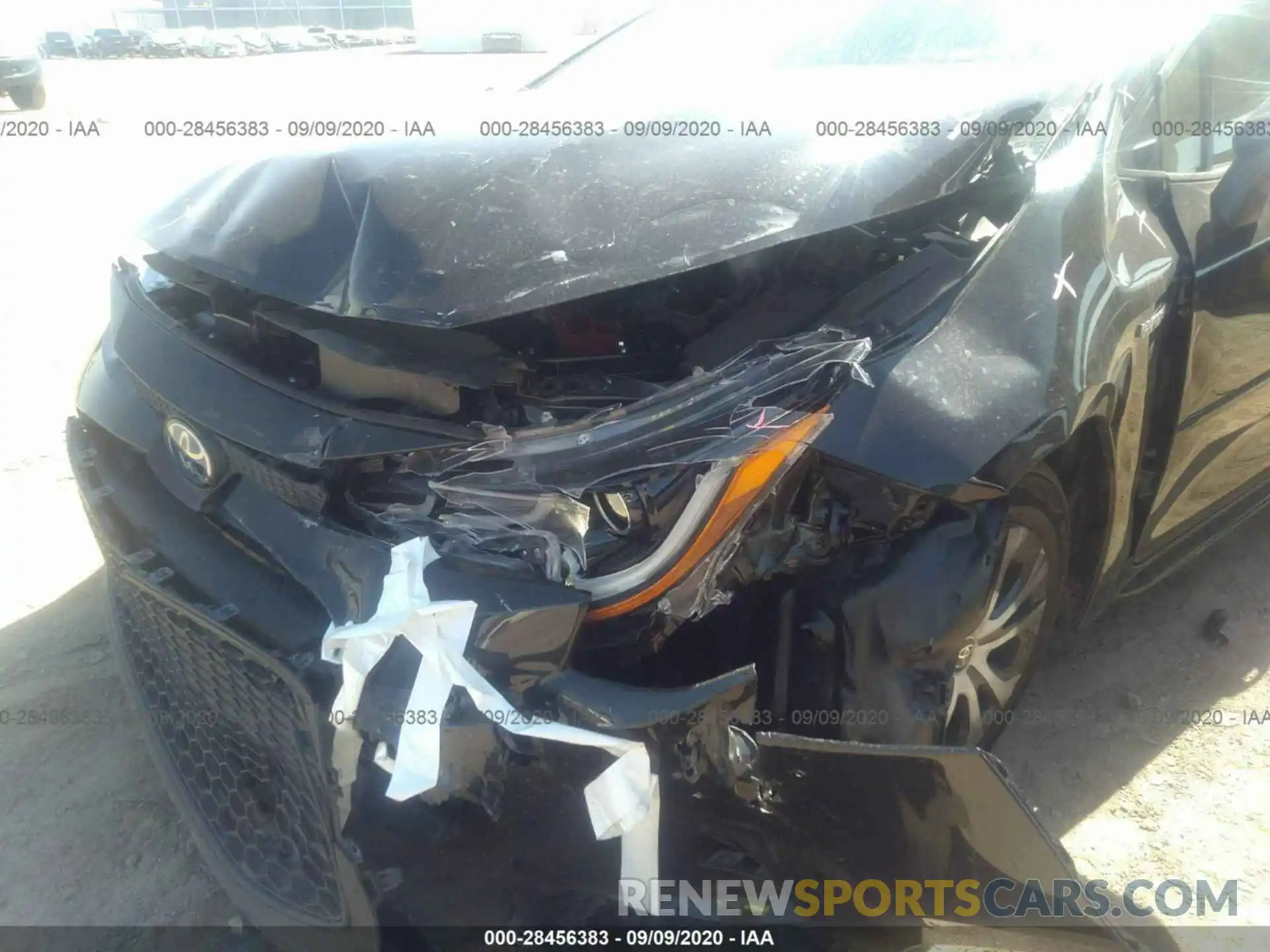 6 Photograph of a damaged car JTDEBRBE5LJ015329 TOYOTA COROLLA 2020