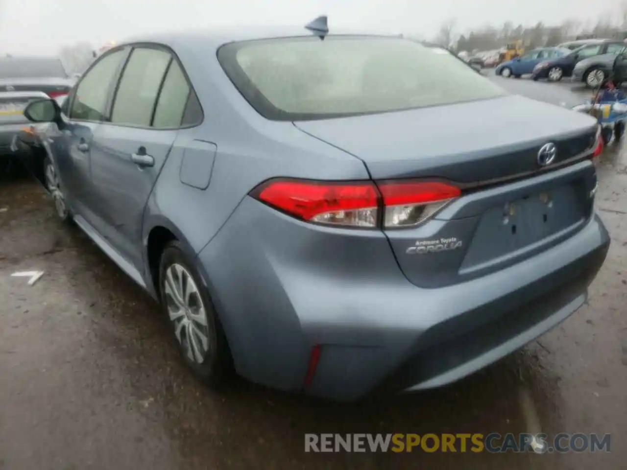 3 Photograph of a damaged car JTDEBRBE5LJ016576 TOYOTA COROLLA 2020