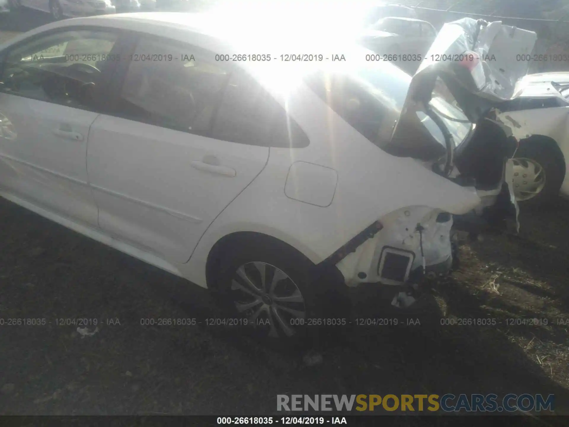 3 Фотография поврежденного автомобиля JTDEBRBE5LJ016805 TOYOTA COROLLA 2020
