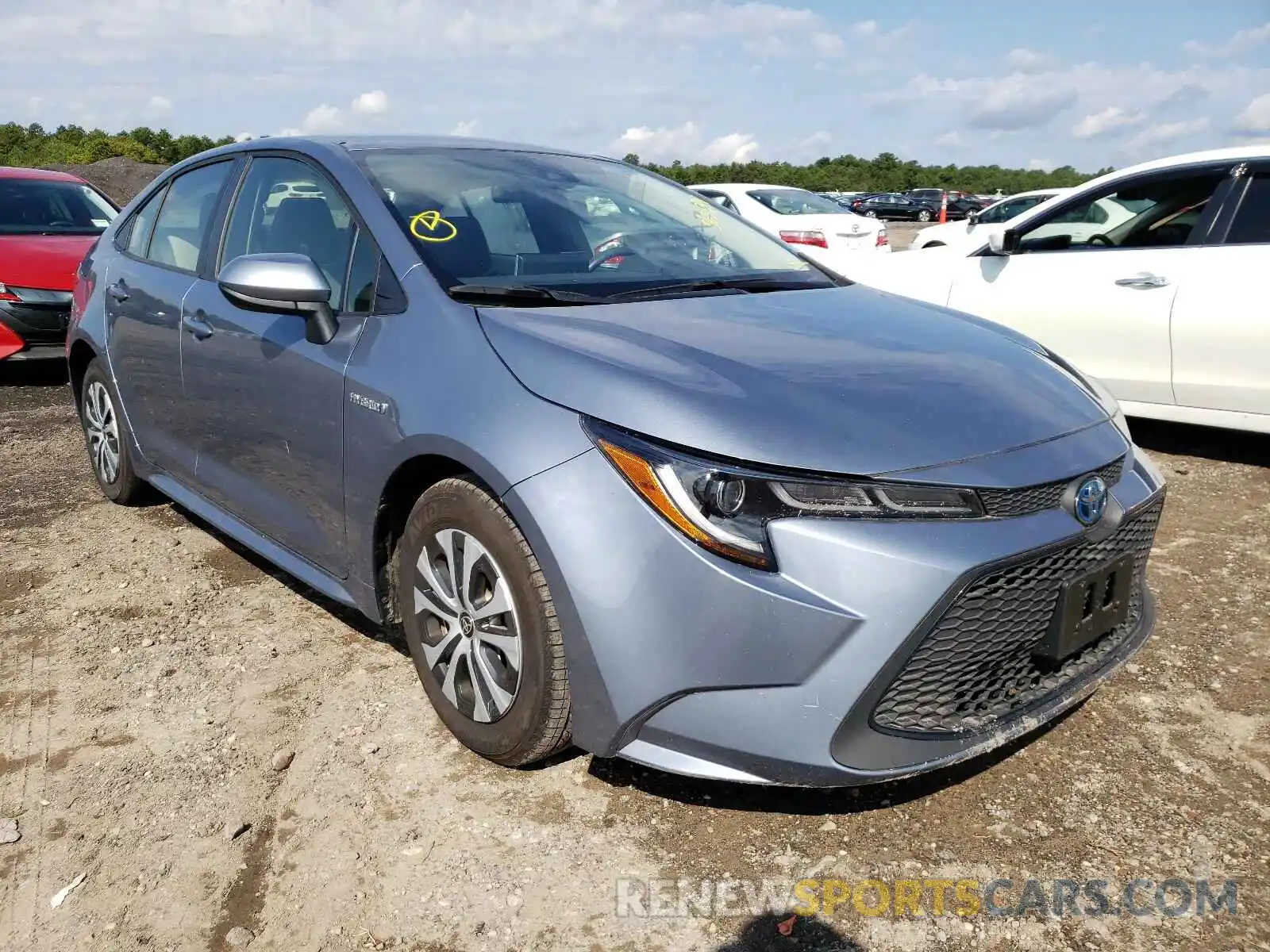 1 Photograph of a damaged car JTDEBRBE5LJ017100 TOYOTA COROLLA 2020