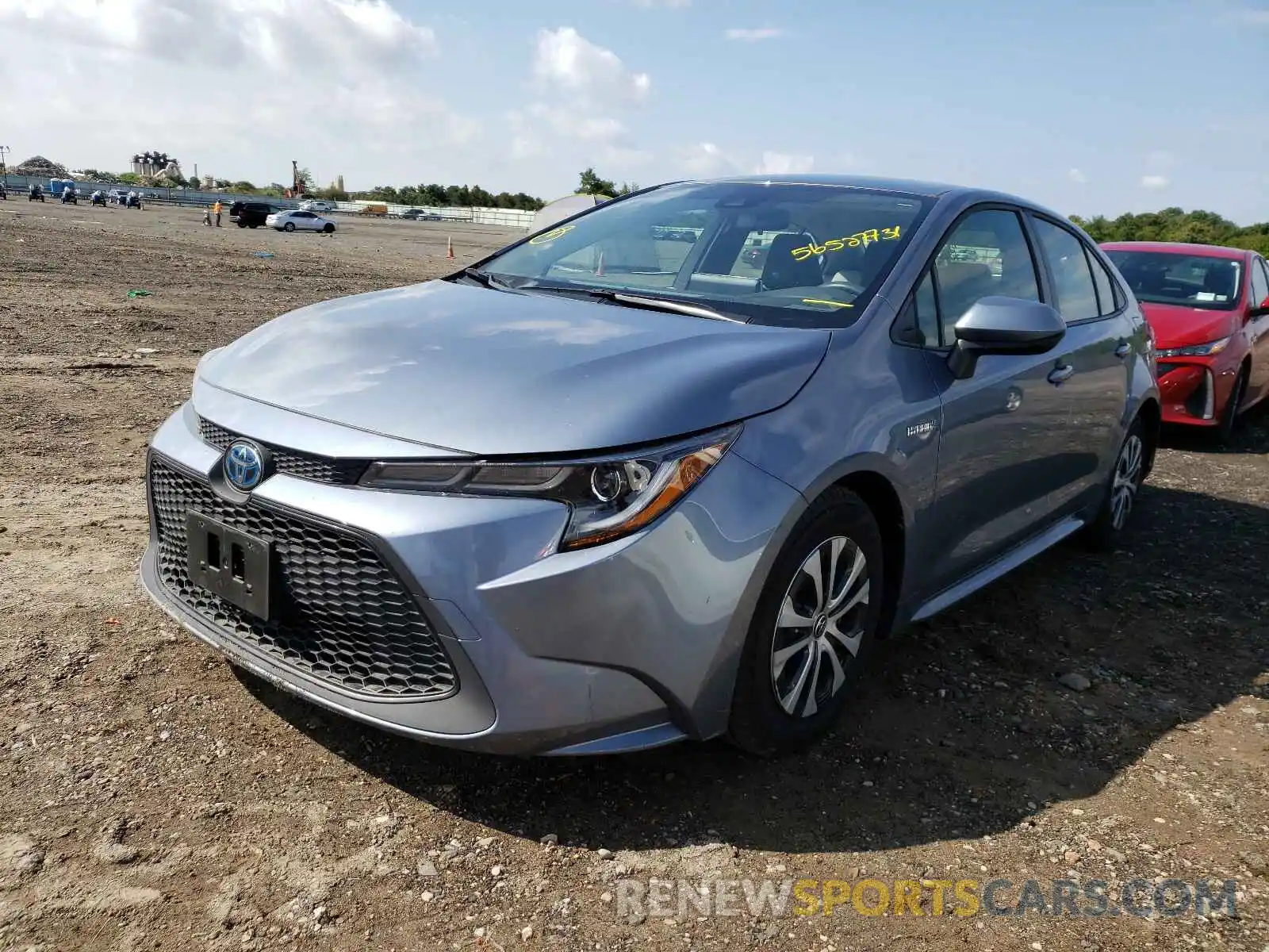 2 Photograph of a damaged car JTDEBRBE5LJ017100 TOYOTA COROLLA 2020