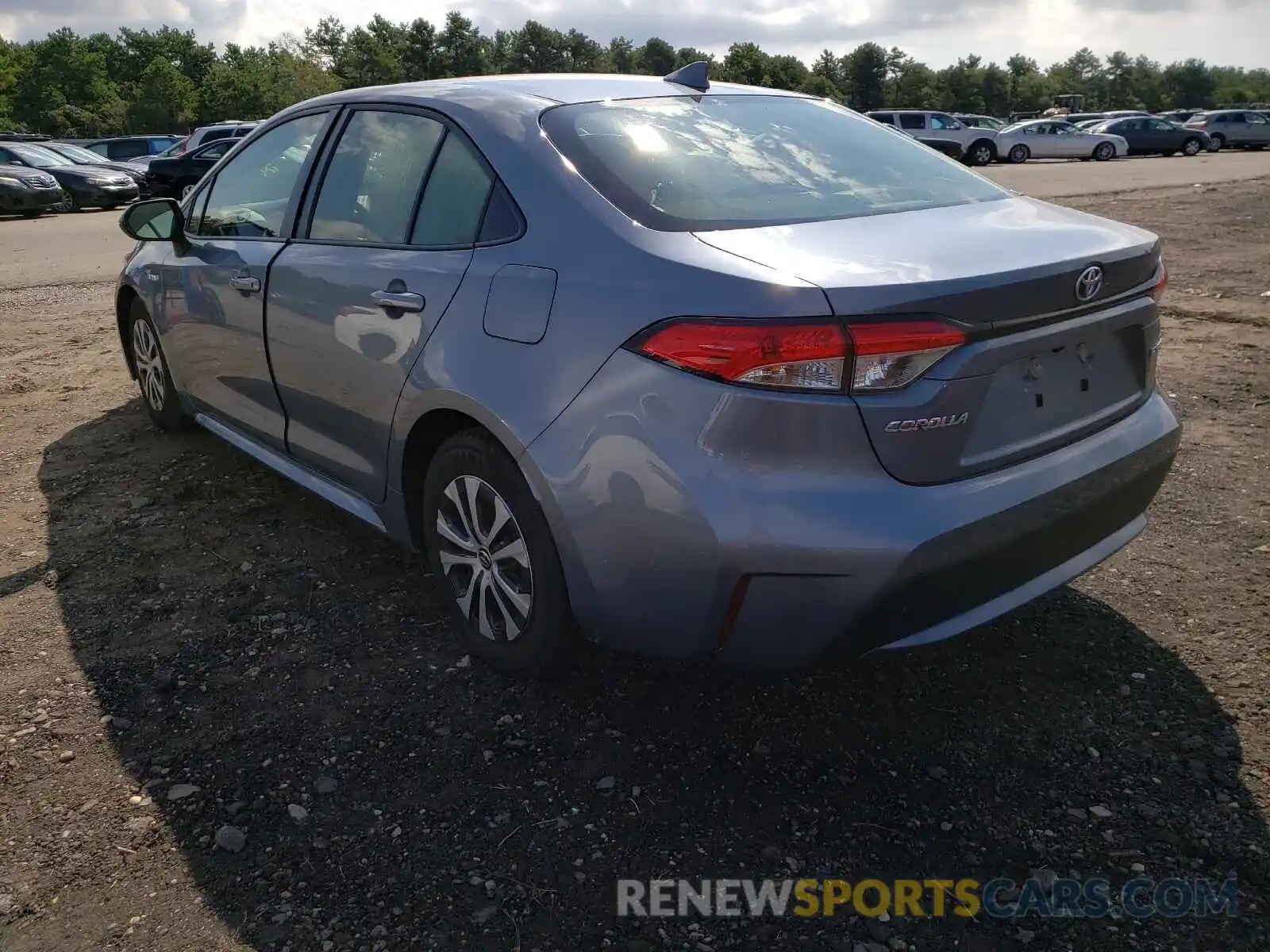 3 Photograph of a damaged car JTDEBRBE5LJ017100 TOYOTA COROLLA 2020