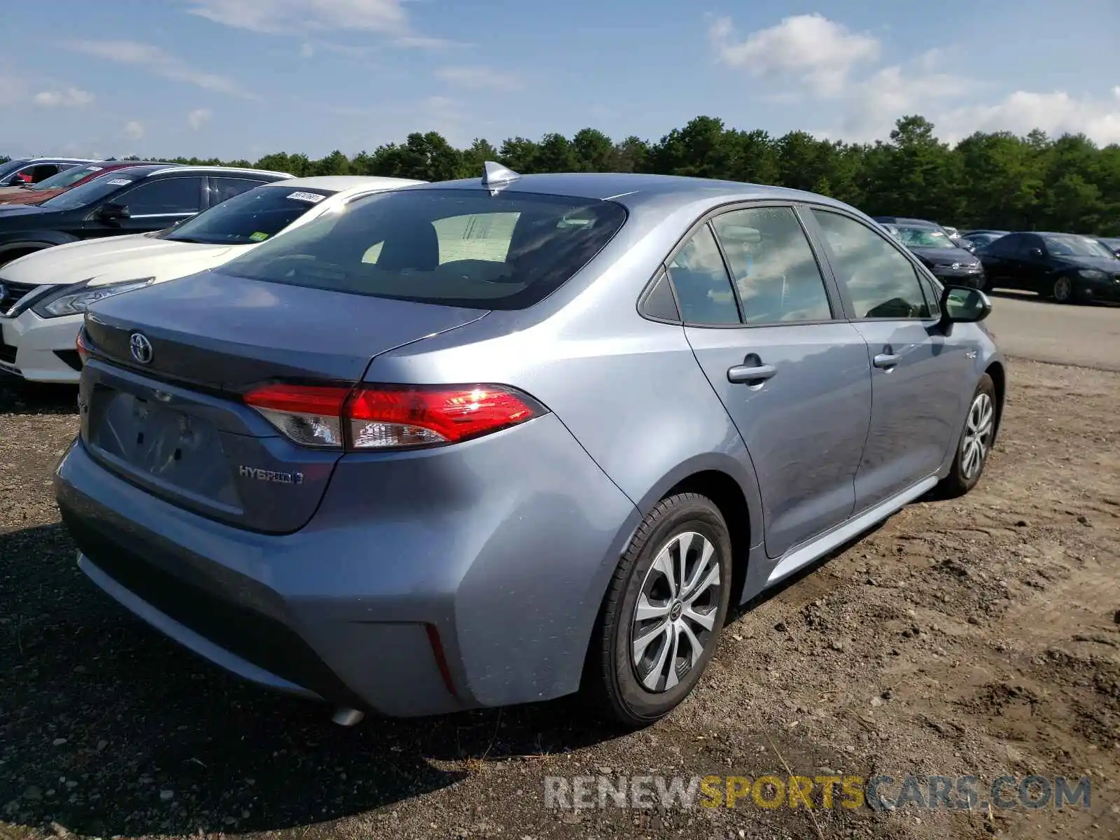 4 Photograph of a damaged car JTDEBRBE5LJ017100 TOYOTA COROLLA 2020