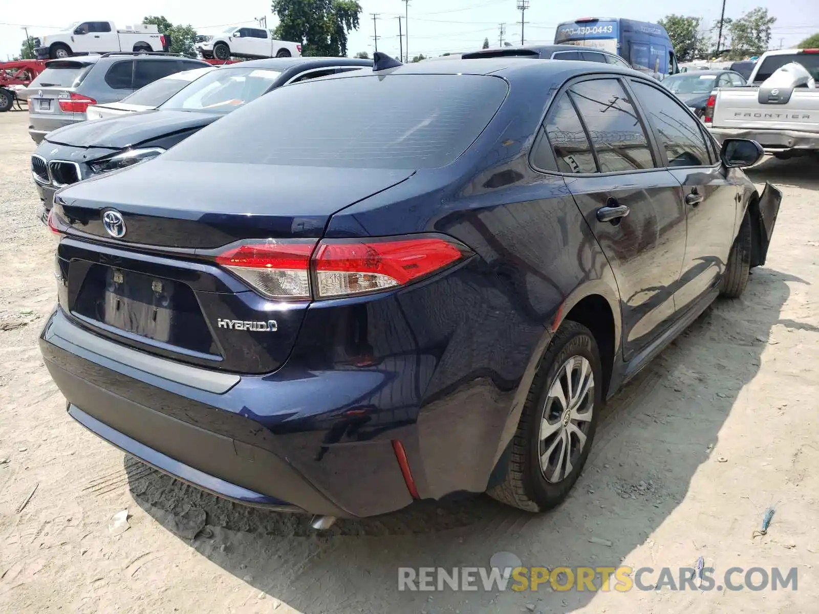 4 Photograph of a damaged car JTDEBRBE5LJ017596 TOYOTA COROLLA 2020