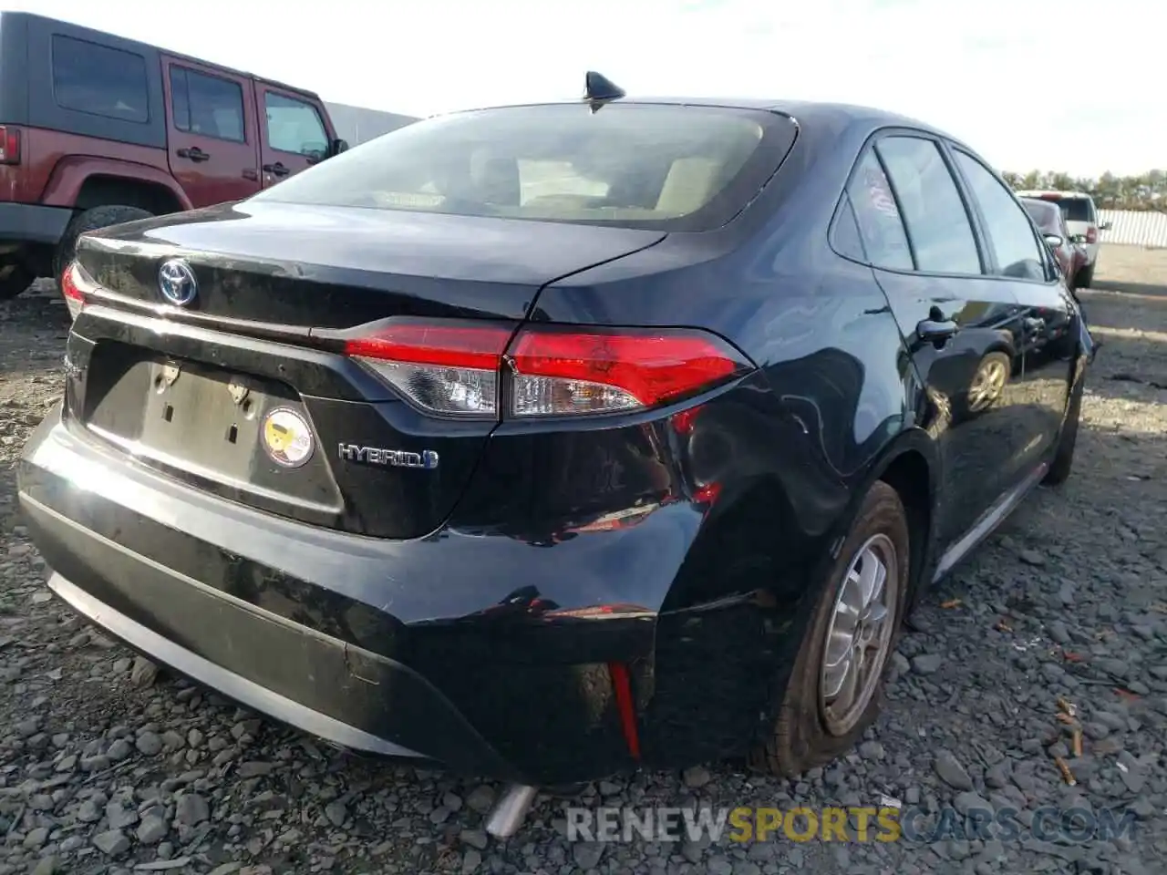 4 Photograph of a damaged car JTDEBRBE5LJ018540 TOYOTA COROLLA 2020