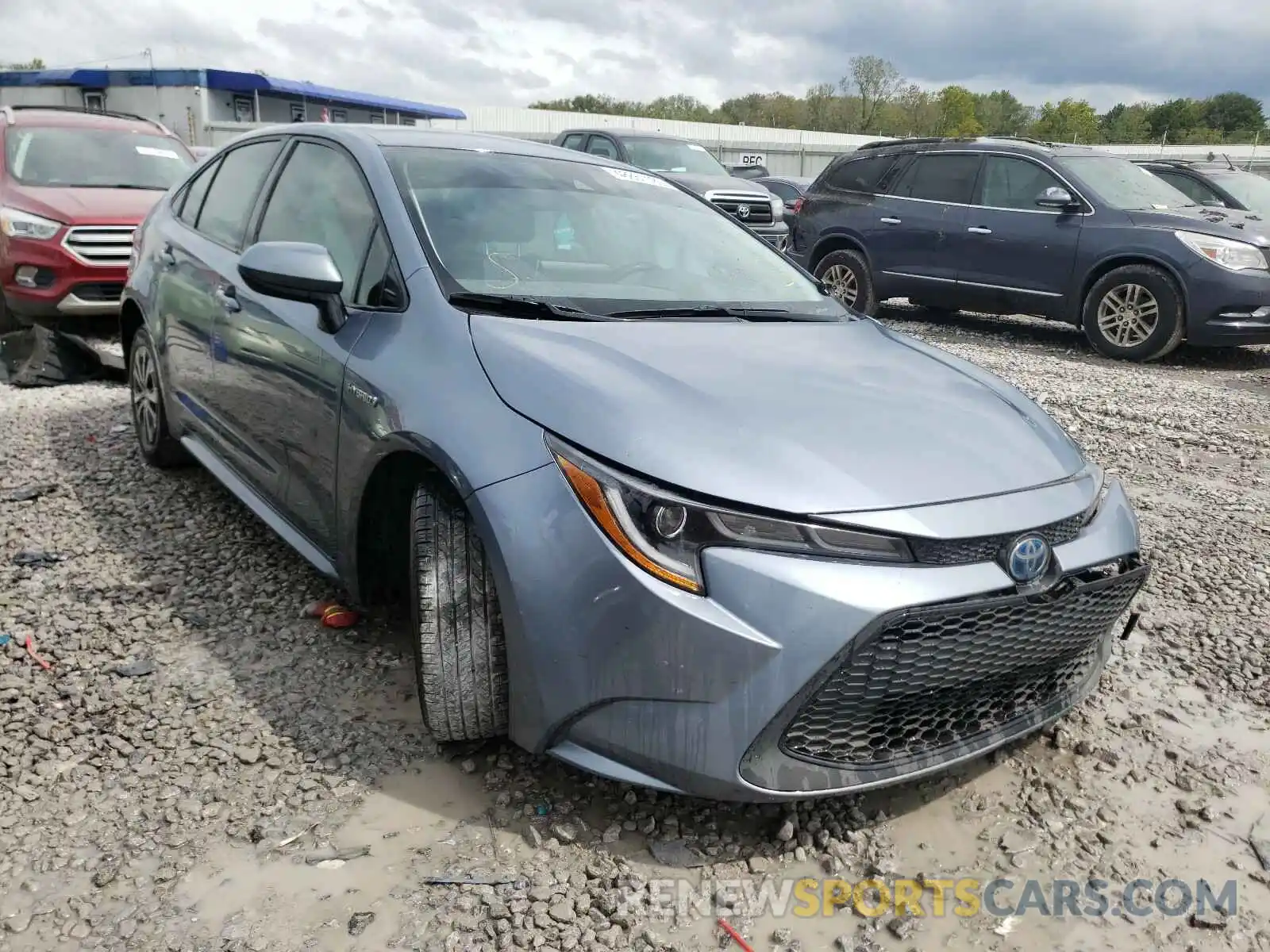 1 Photograph of a damaged car JTDEBRBE5LJ019249 TOYOTA COROLLA 2020