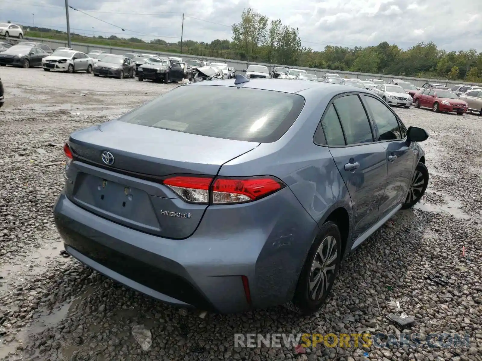 4 Photograph of a damaged car JTDEBRBE5LJ019249 TOYOTA COROLLA 2020