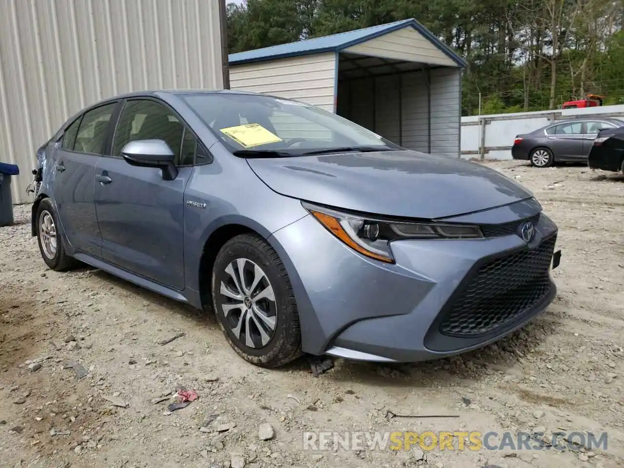 1 Photograph of a damaged car JTDEBRBE5LJ019316 TOYOTA COROLLA 2020