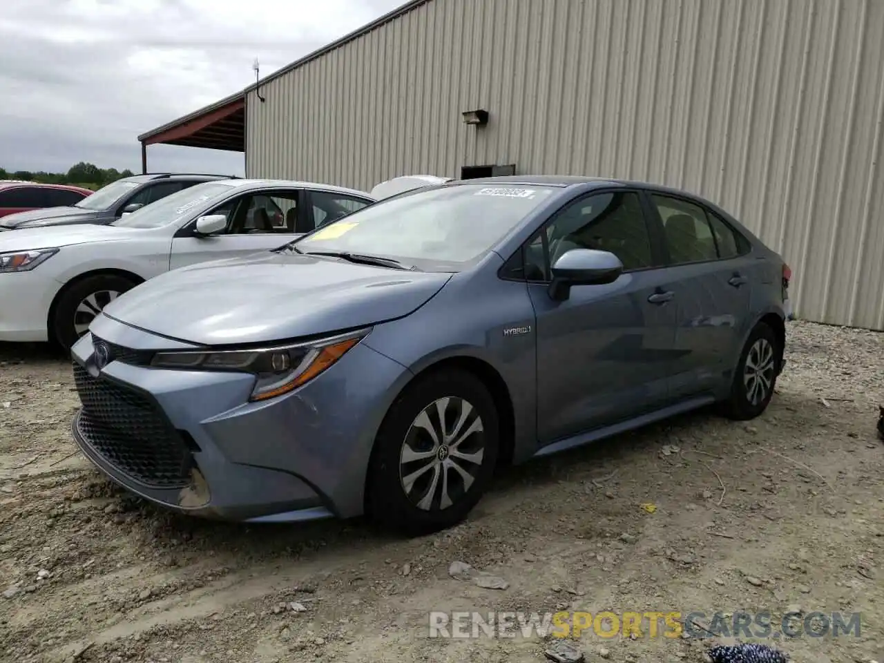 2 Photograph of a damaged car JTDEBRBE5LJ019316 TOYOTA COROLLA 2020