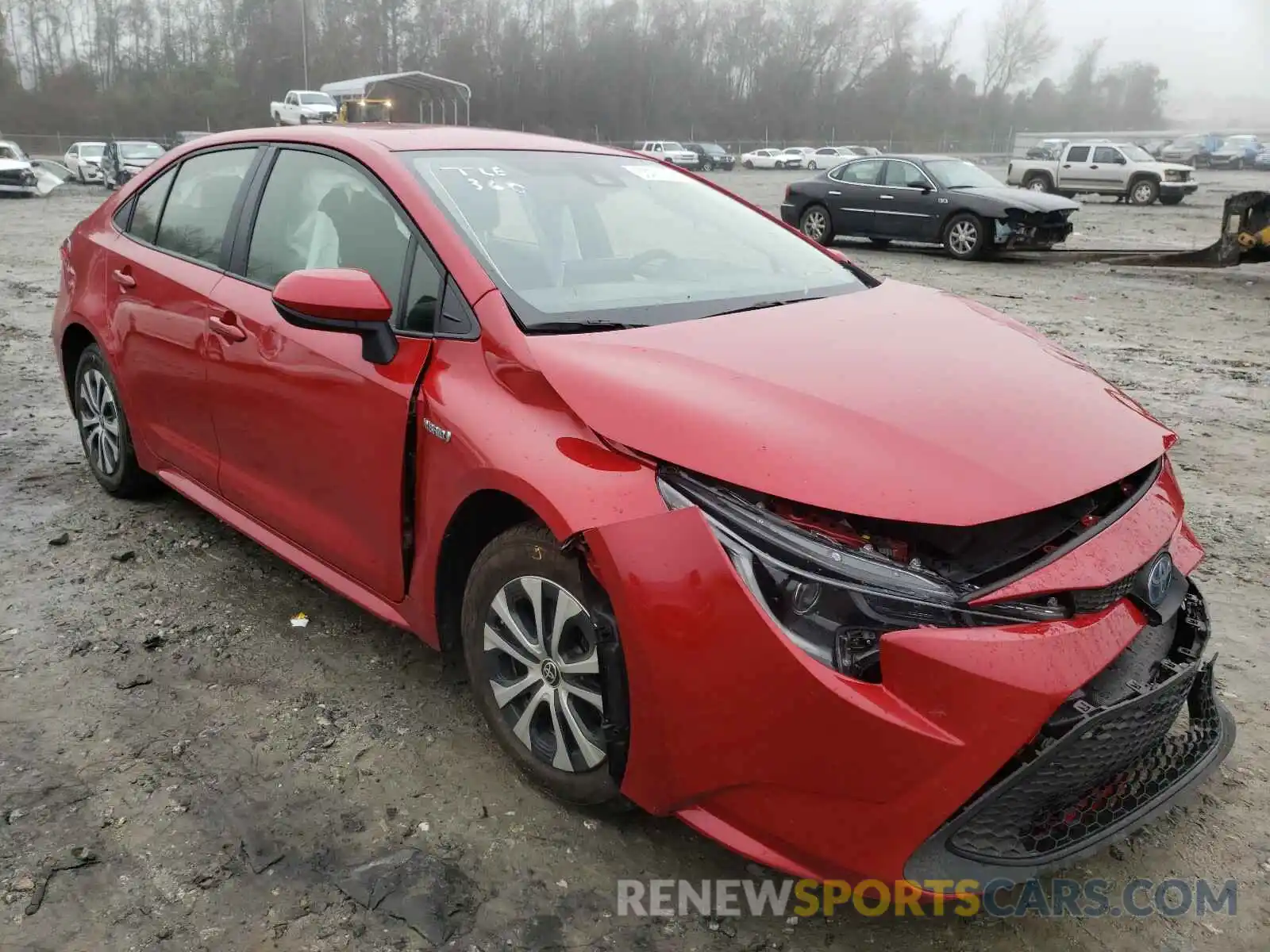 1 Photograph of a damaged car JTDEBRBE5LJ019994 TOYOTA COROLLA 2020